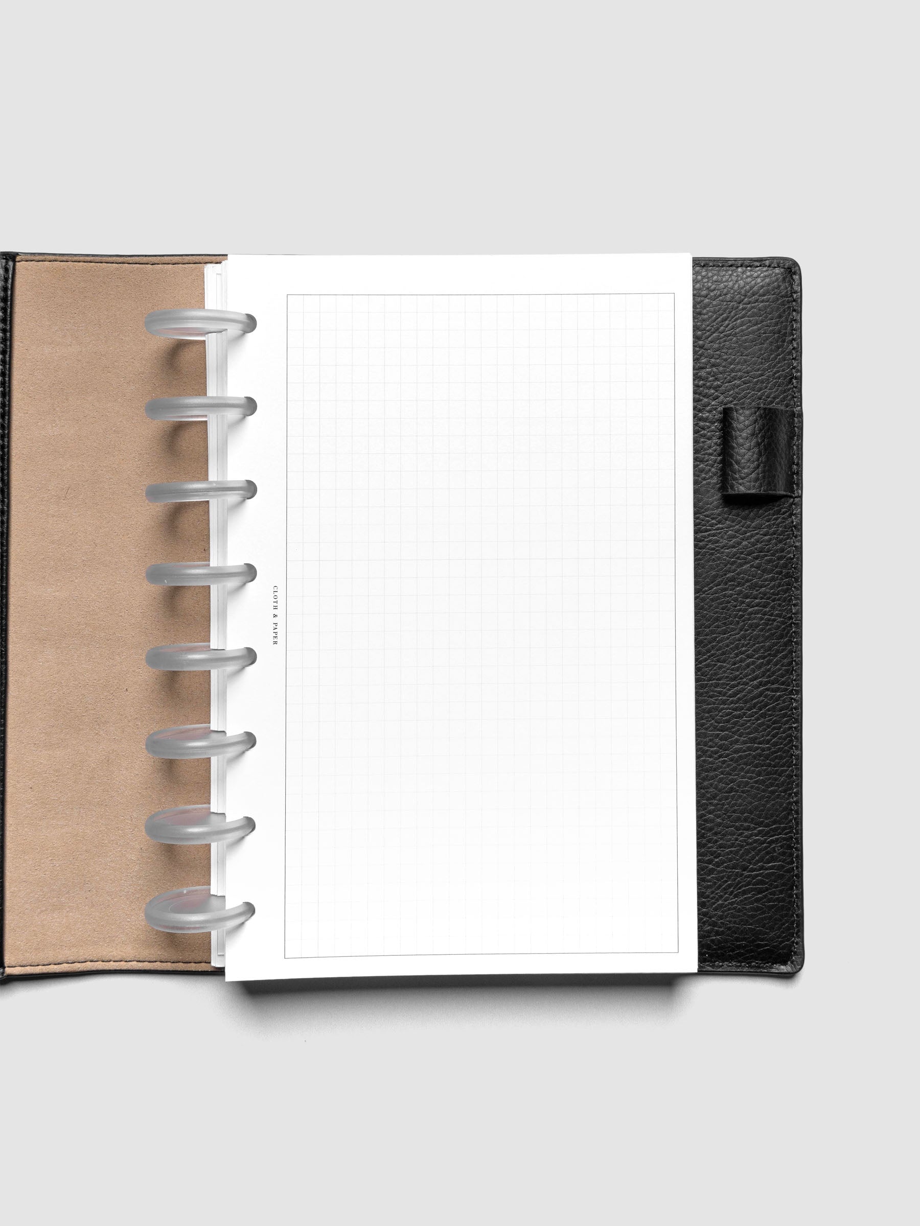Half Letter Monthly Graph Planner Inserts full graph notes page.