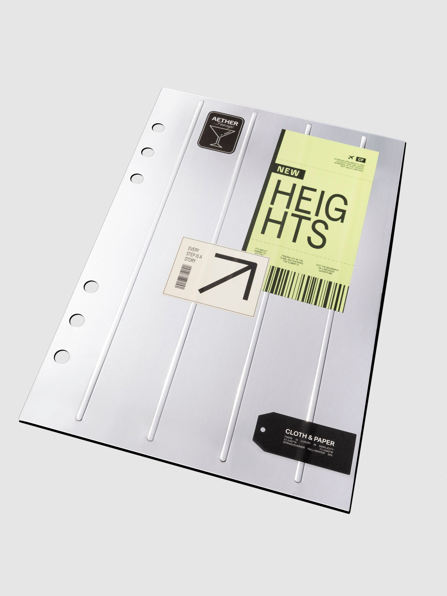 Dashboard displayed on a neutral background. Size shown is A5.