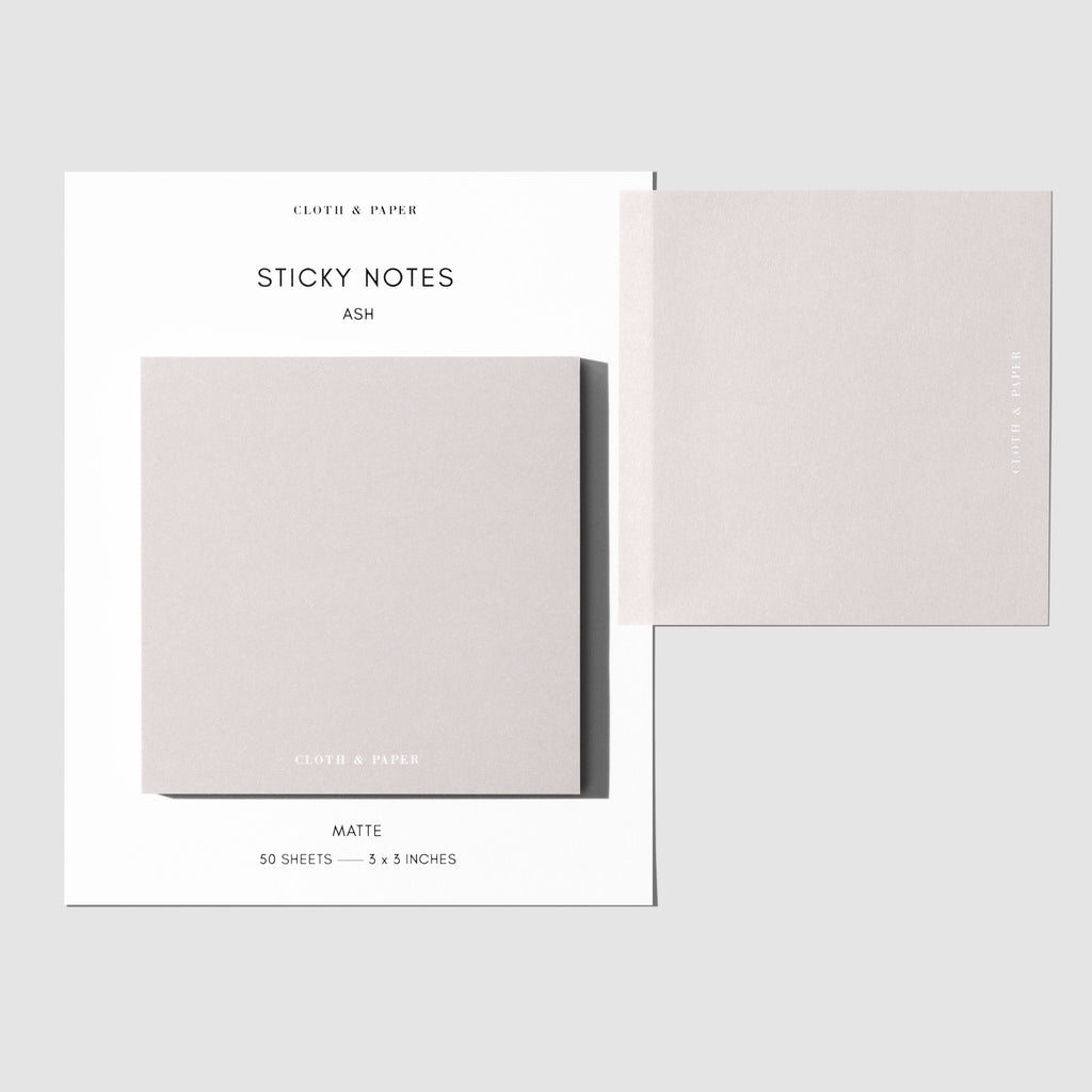 Note Neutrality Sticky Notes | Cloth & Paper – CLOTH & PAPER