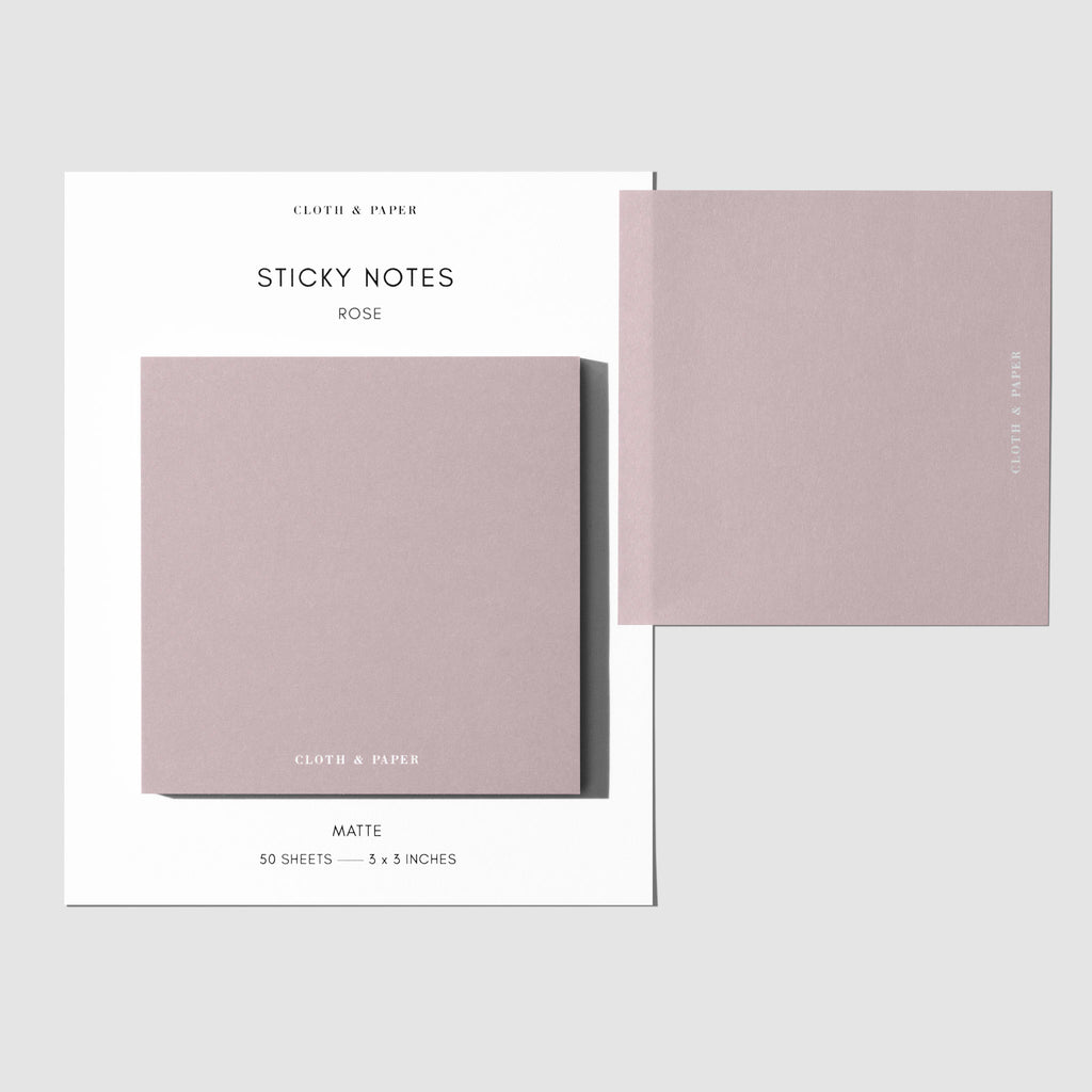 Note Neutrality Sticky Notes | Cloth & Paper – CLOTH & PAPER