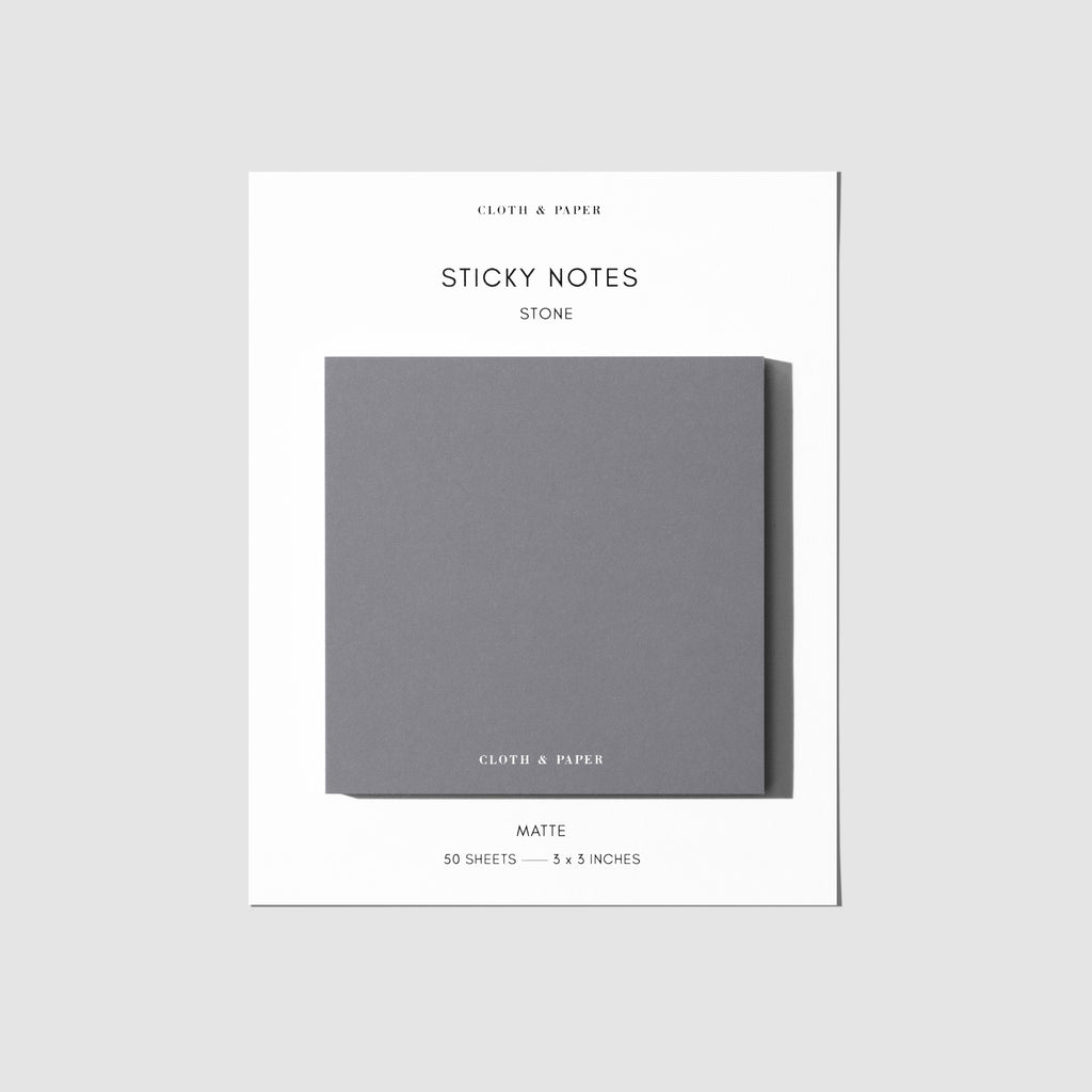 Note Neutrality Sticky Notes | Cloth & Paper – CLOTH & PAPER