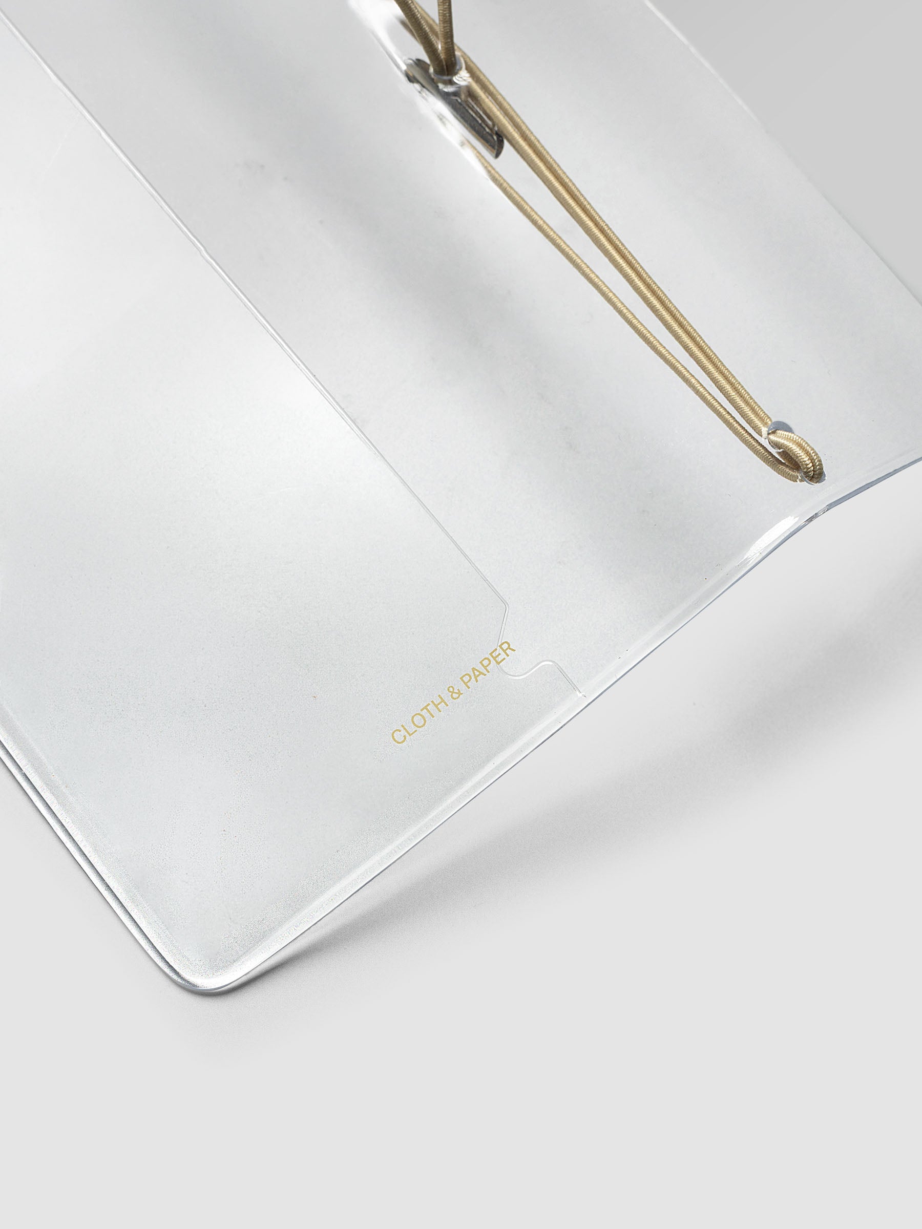 Clear Vinyl Travel Notebook Cover | Pocket Plus