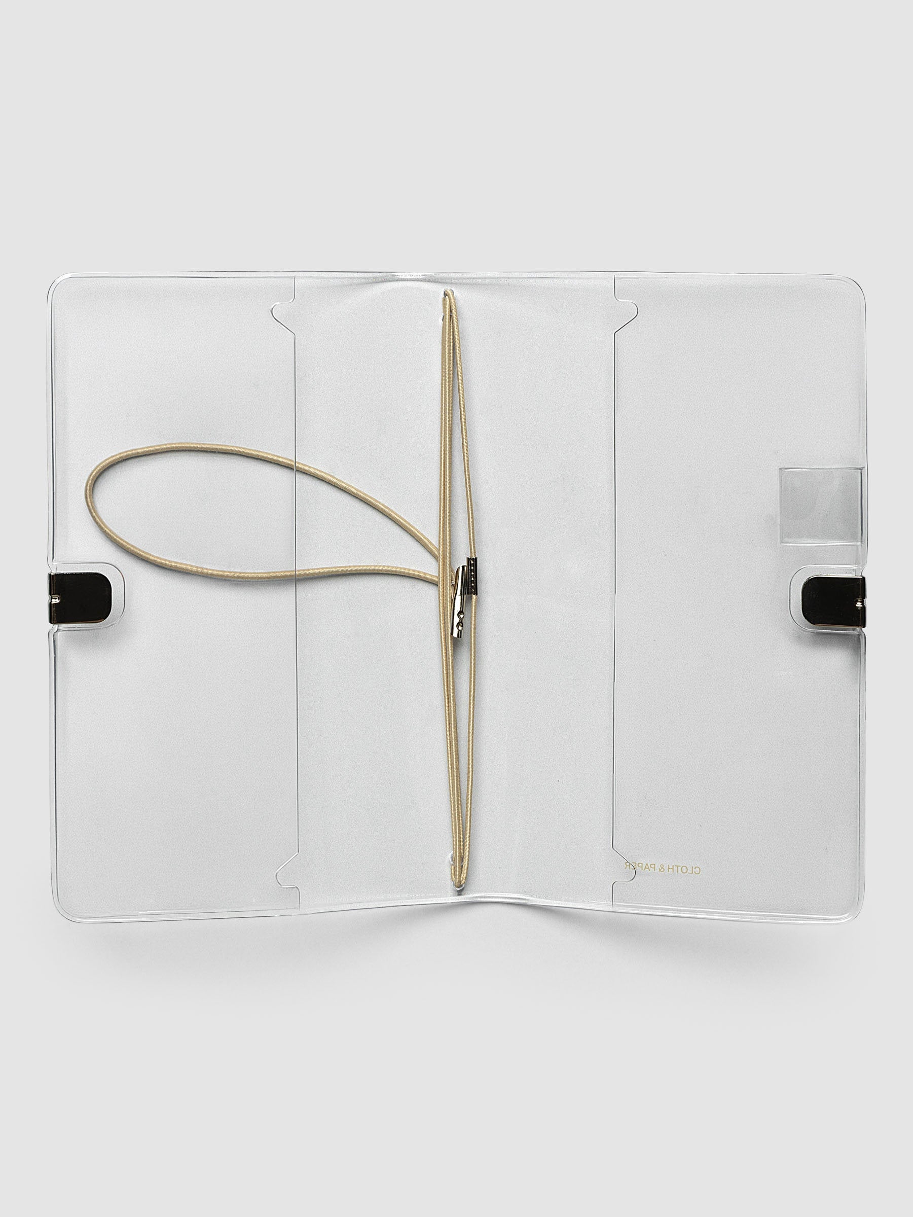 Clear Vinyl Travel Notebook Cover | Pocket Plus