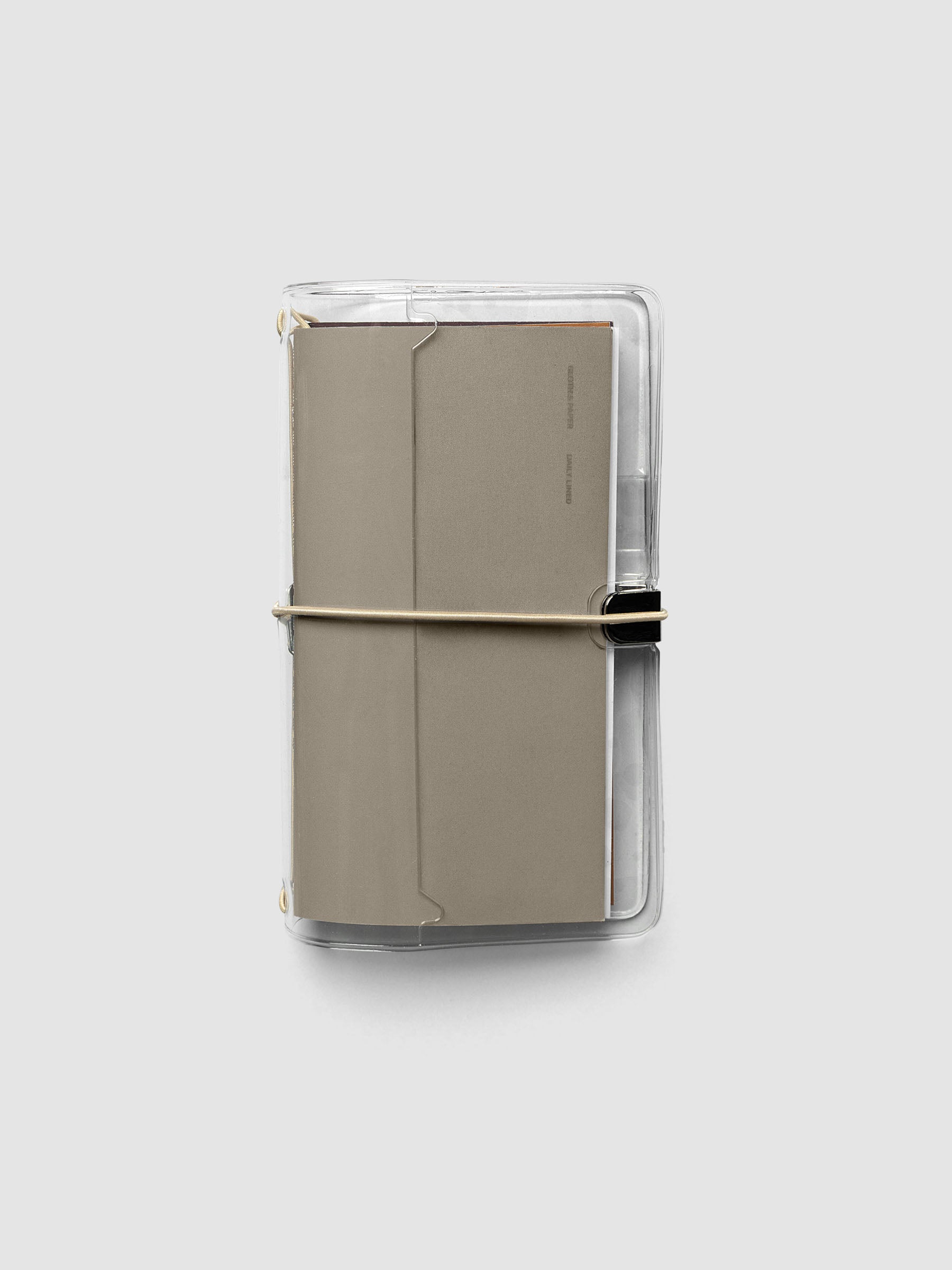 Clear Vinyl Travel Notebook Cover | Pocket Plus