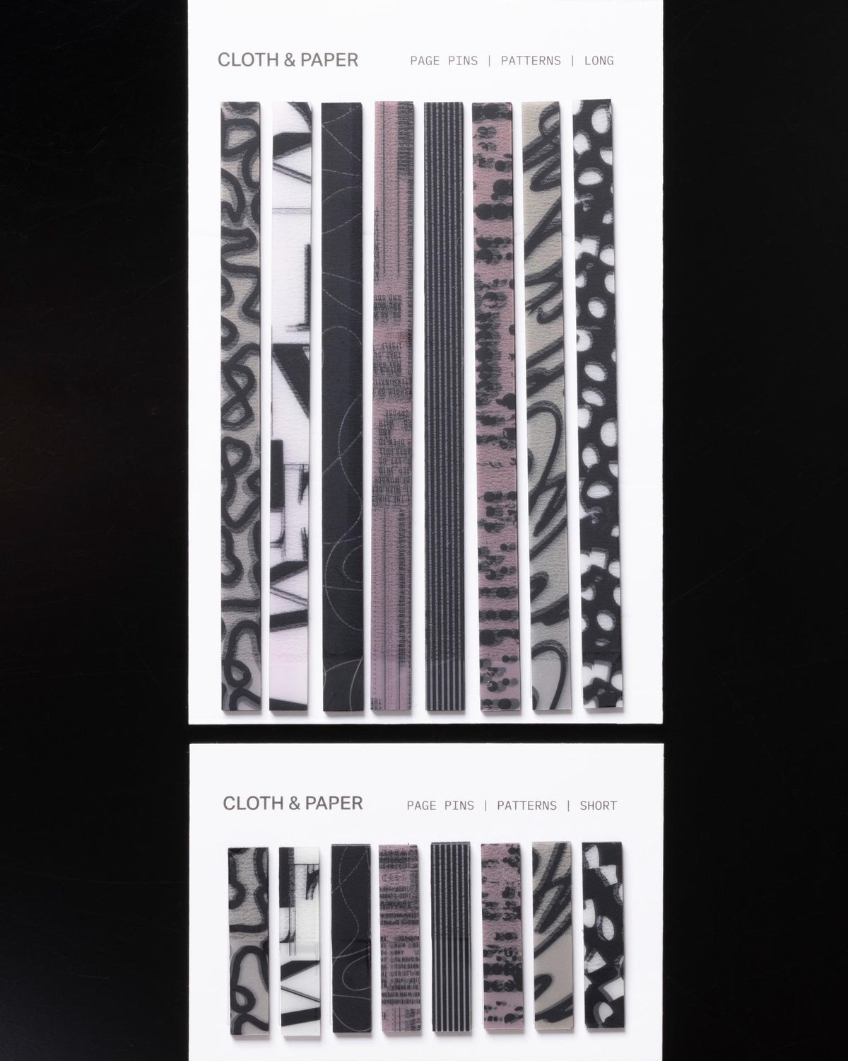 Page Pins | Long | Planner Accessories | Cloth & Paper