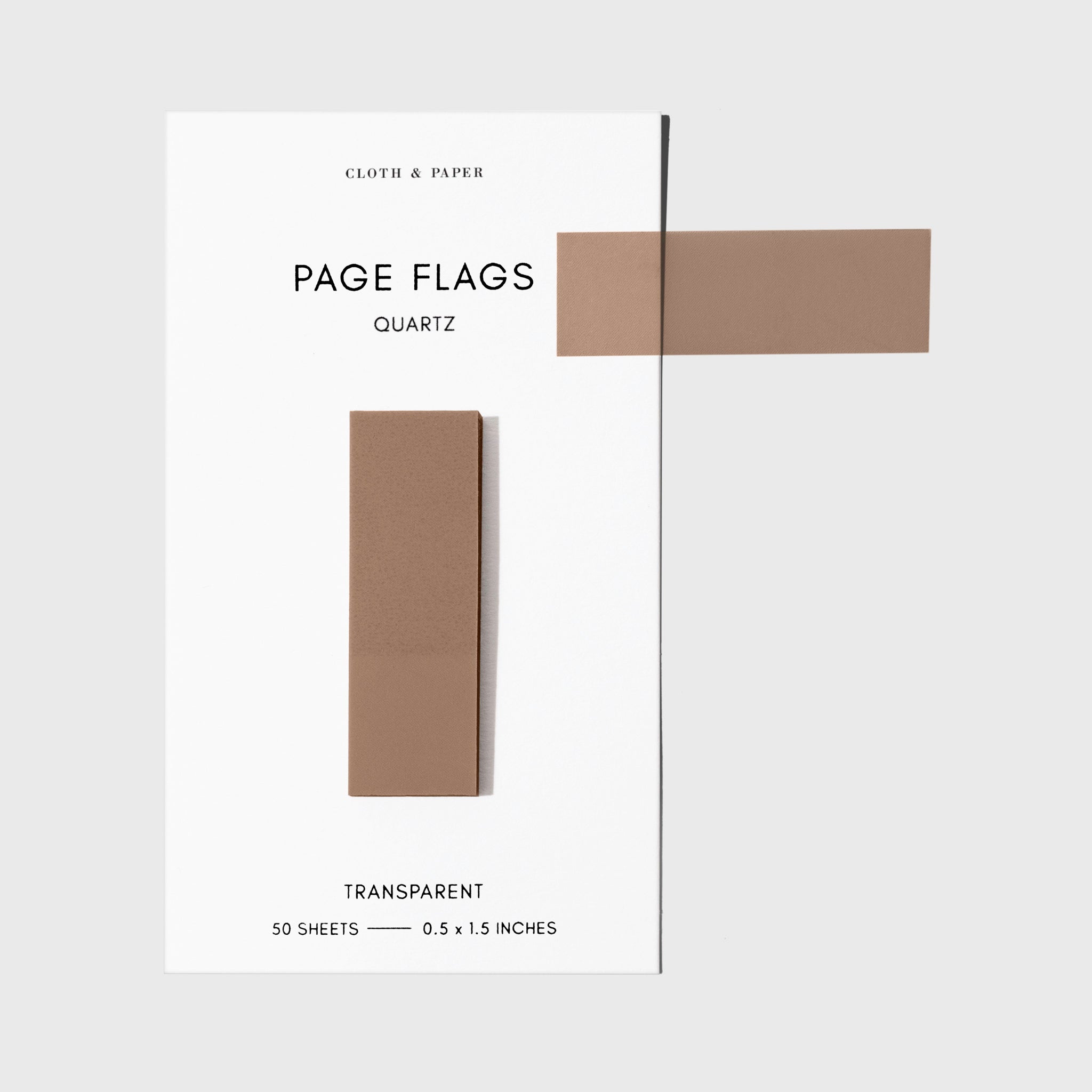 Transparent Page Flags | Cloth & Paper – CLOTH & PAPER
