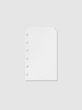 Page marker displayed on a neutral background. Size shown is Pocket