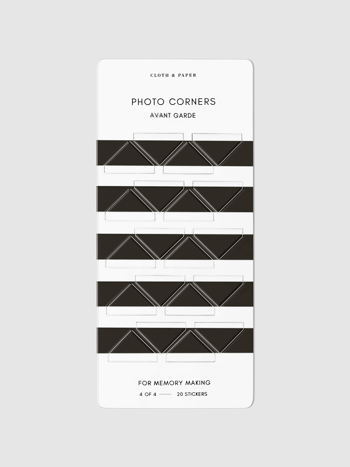 Photo Corner Sticker Set | Cloth & Paper