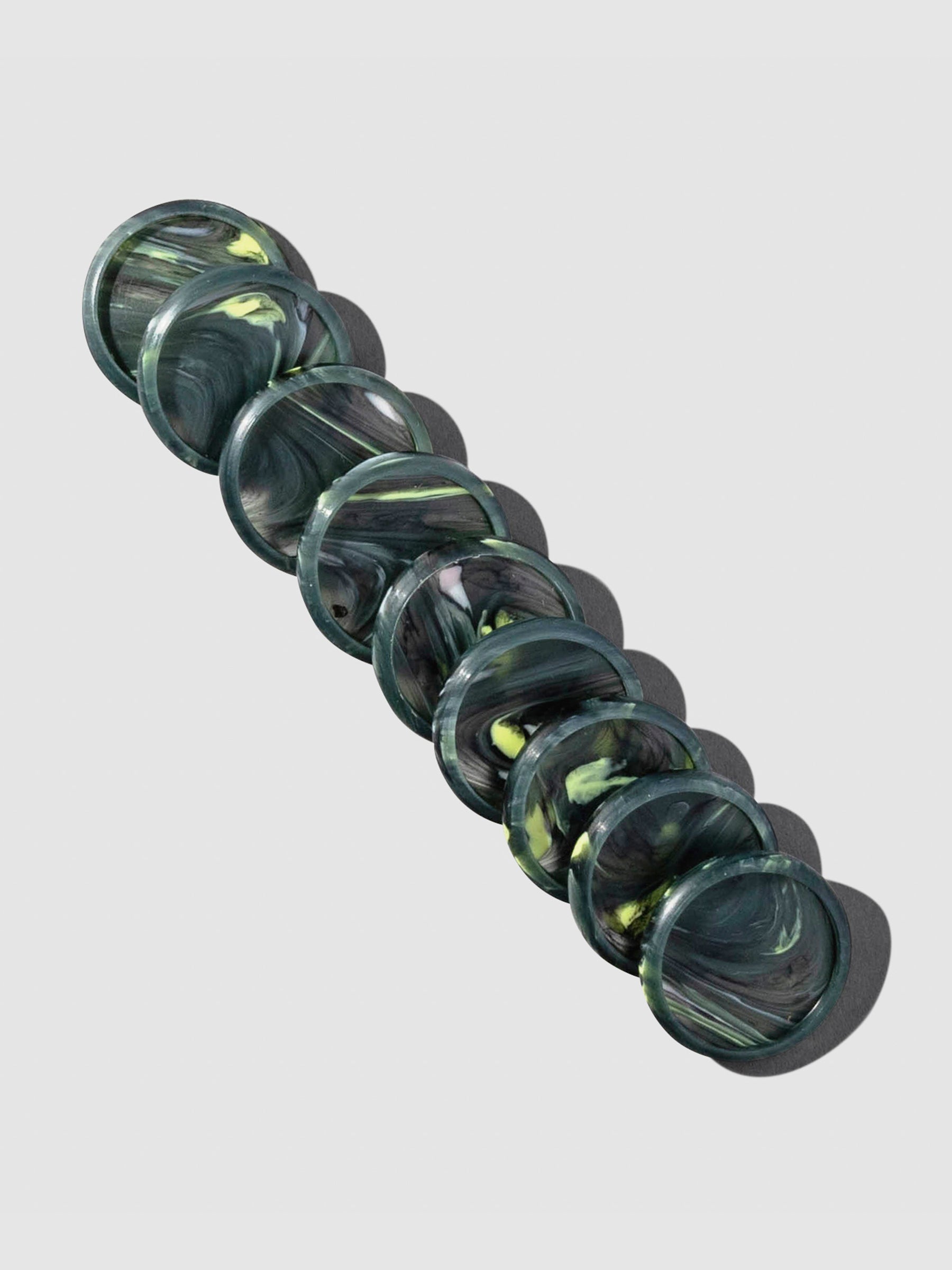 Planner Discs, Green Marble, Cloth and Paper. Set of 9 discs displayed on a neutral background.