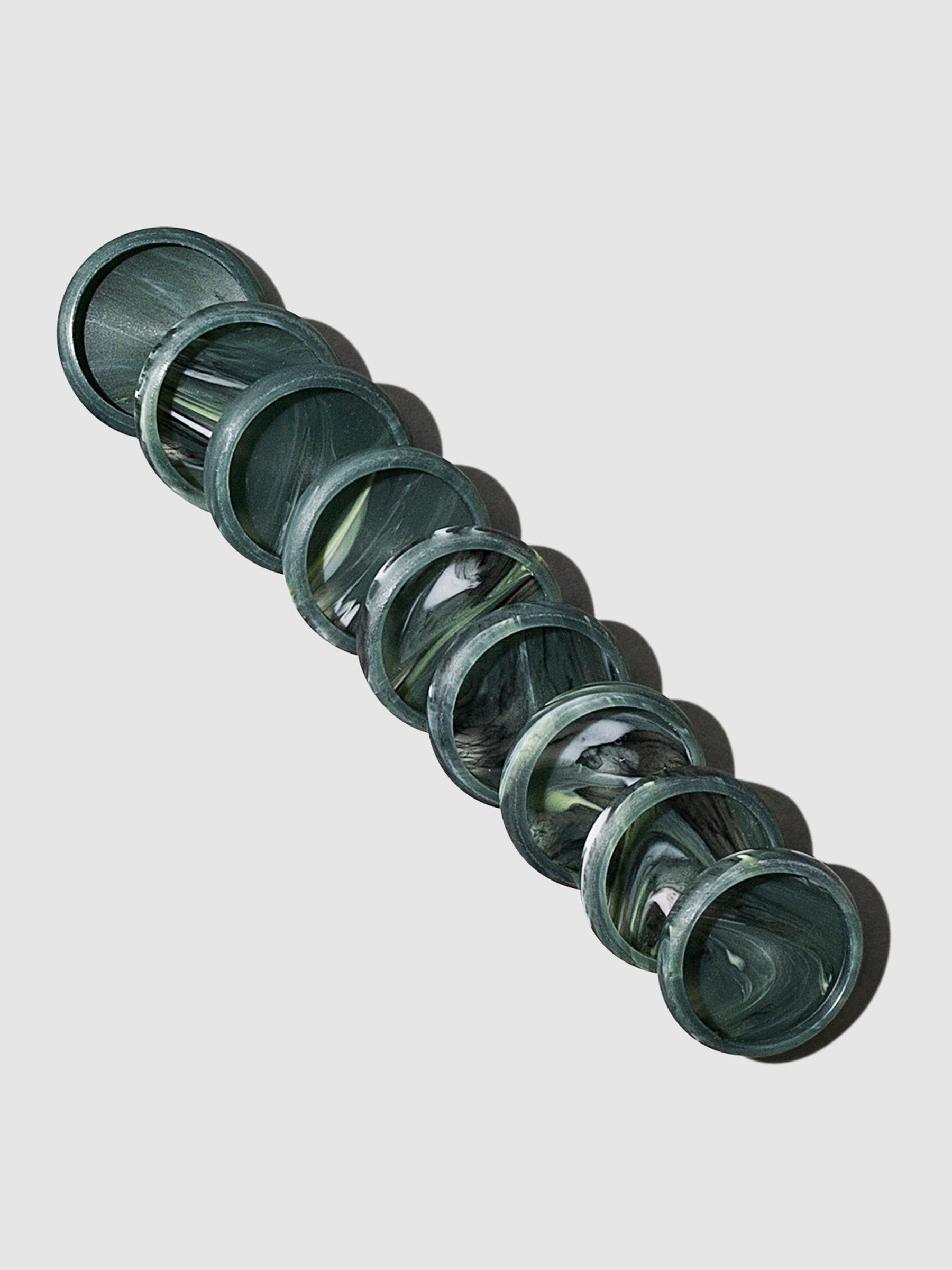 Planner Discs, Green Marble, Cloth and Paper. Set of 9 discs displayed on a neutral background.