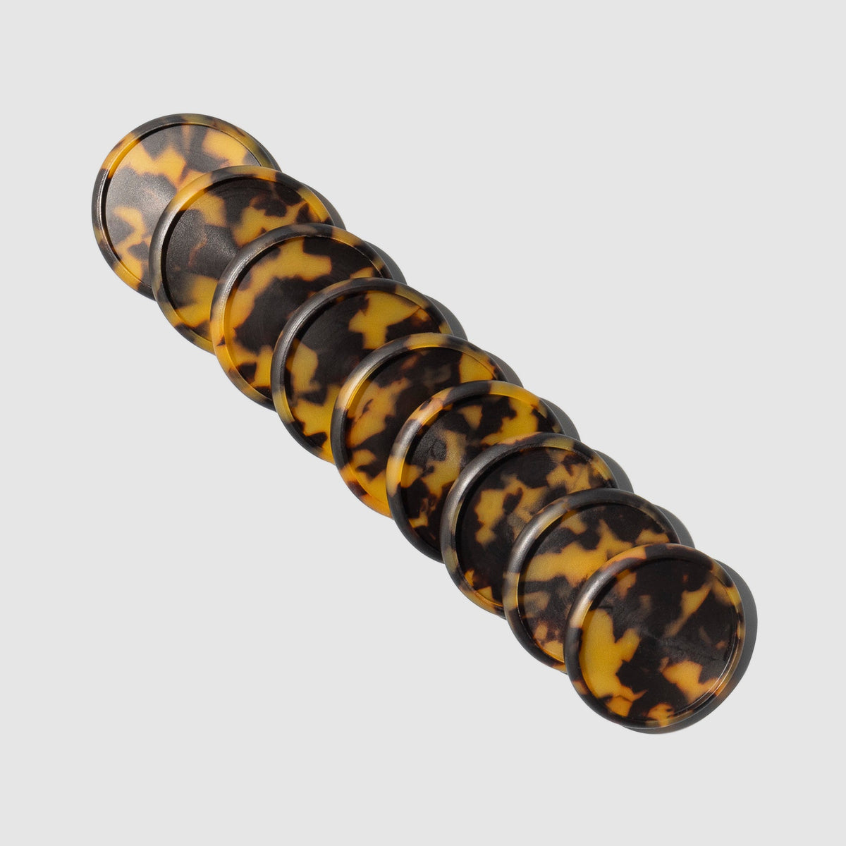 BENECREAT 11-Piece Aluminum Planner Discs - 1.2 Inch Platinum Binding Discs For Notebooks