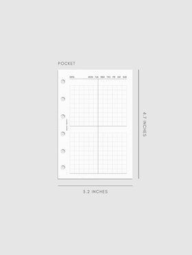 Digital mockup of inserts in Pocket.