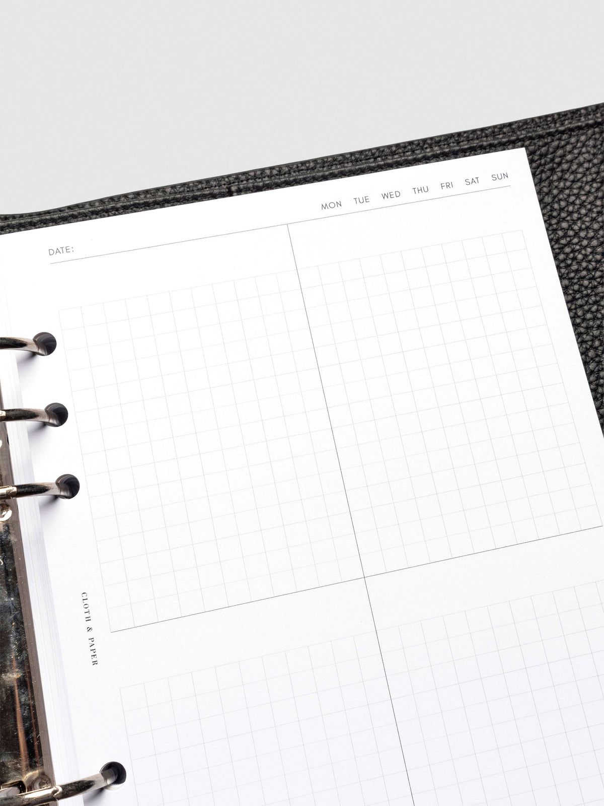 Quad Graph Planner Inserts | Cloth & Paper