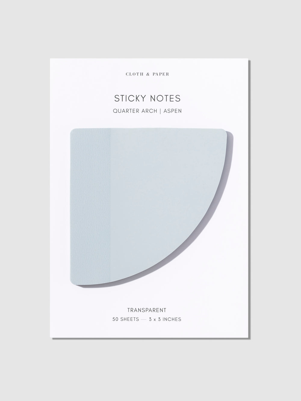 Quarter Arch Sticky Notes | Aspen | Cloth & Paper
