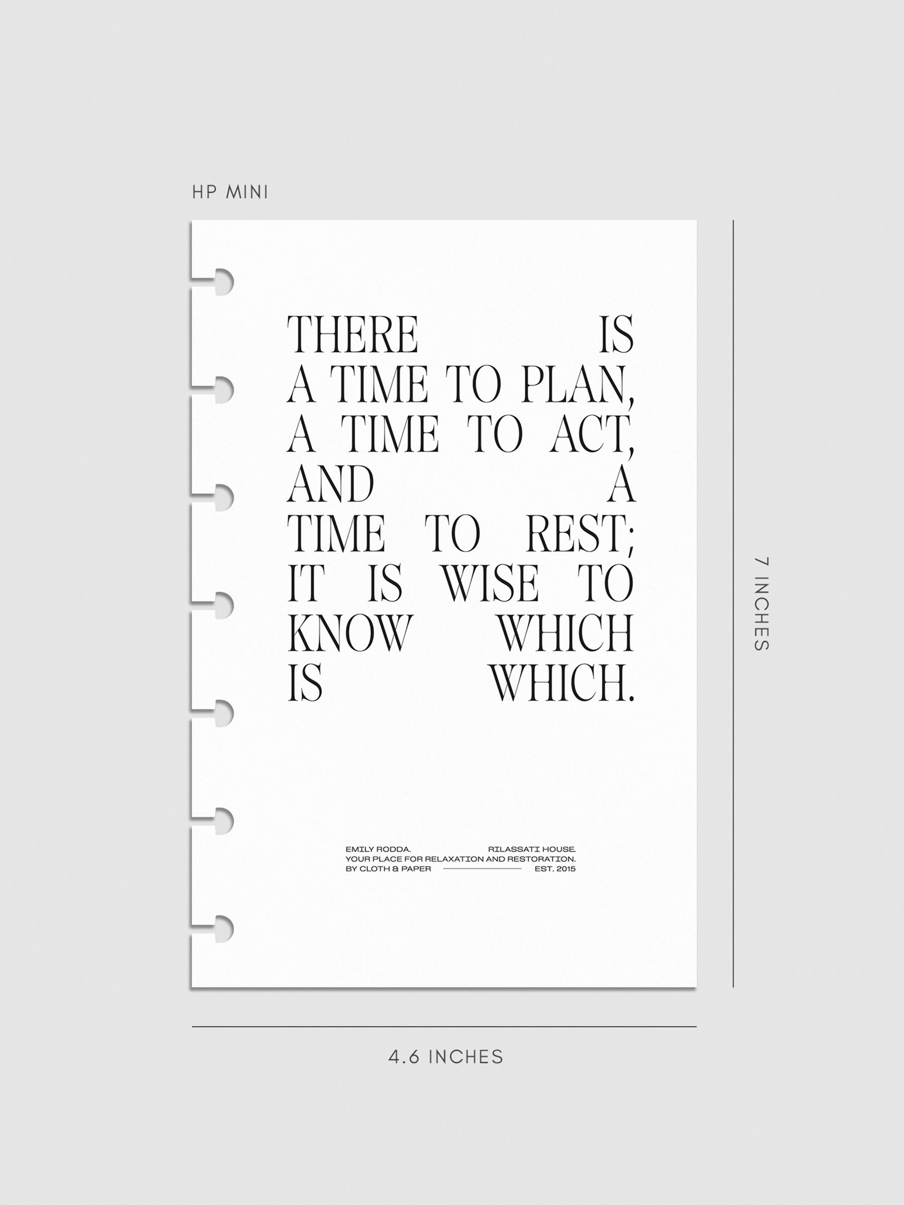 Digital mockup of dashboard in HP Mini.