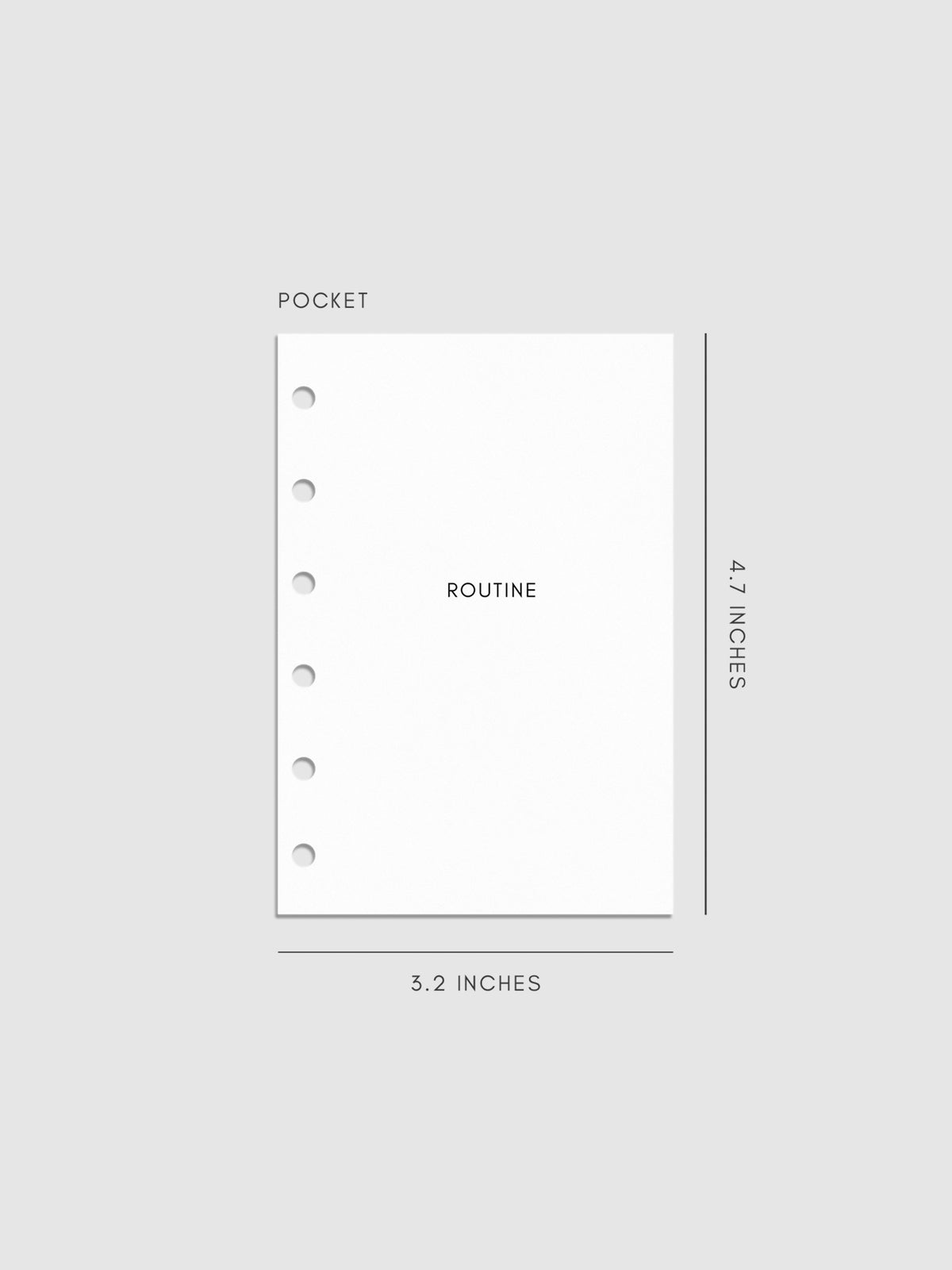Routine Builder Planner Inserts | Cloth & Paper