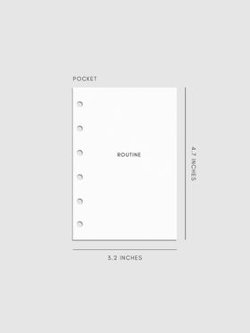 Digital mockup of insert in Pocket sizing.