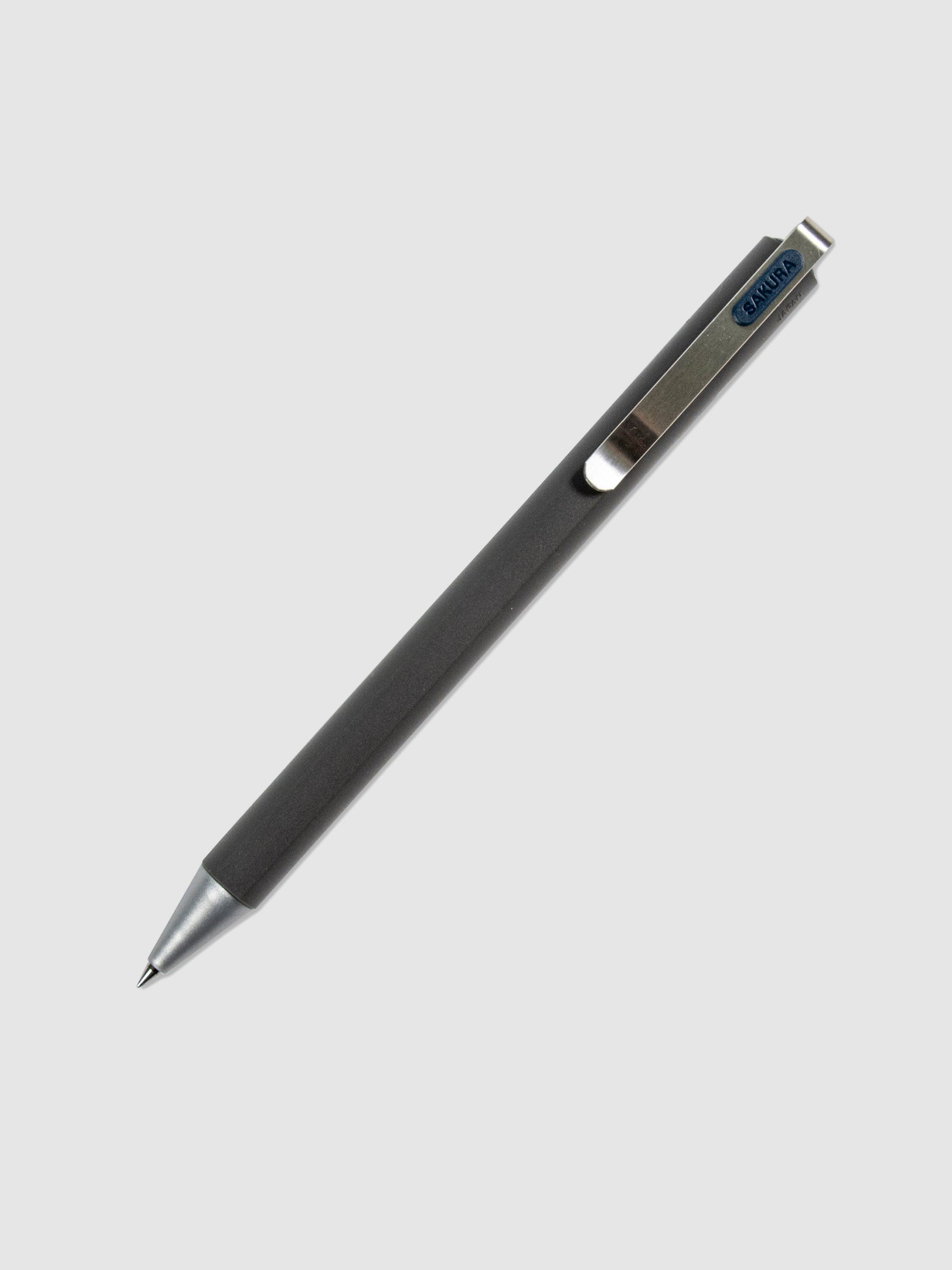 Pen in Blue Black turned to the right against a neutral background,