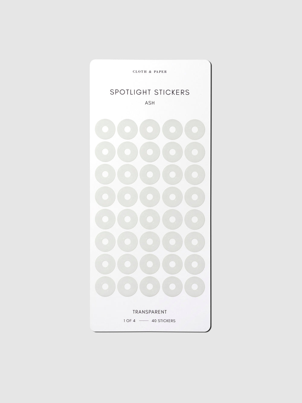 Spotlight Planner Stickers Stickers | Small | Cloth & Paper