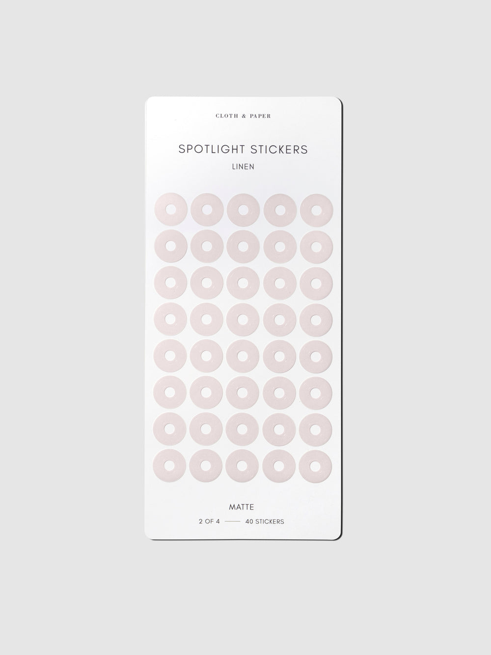 Spotlight Planner Stickers Stickers | Small | Cloth & Paper