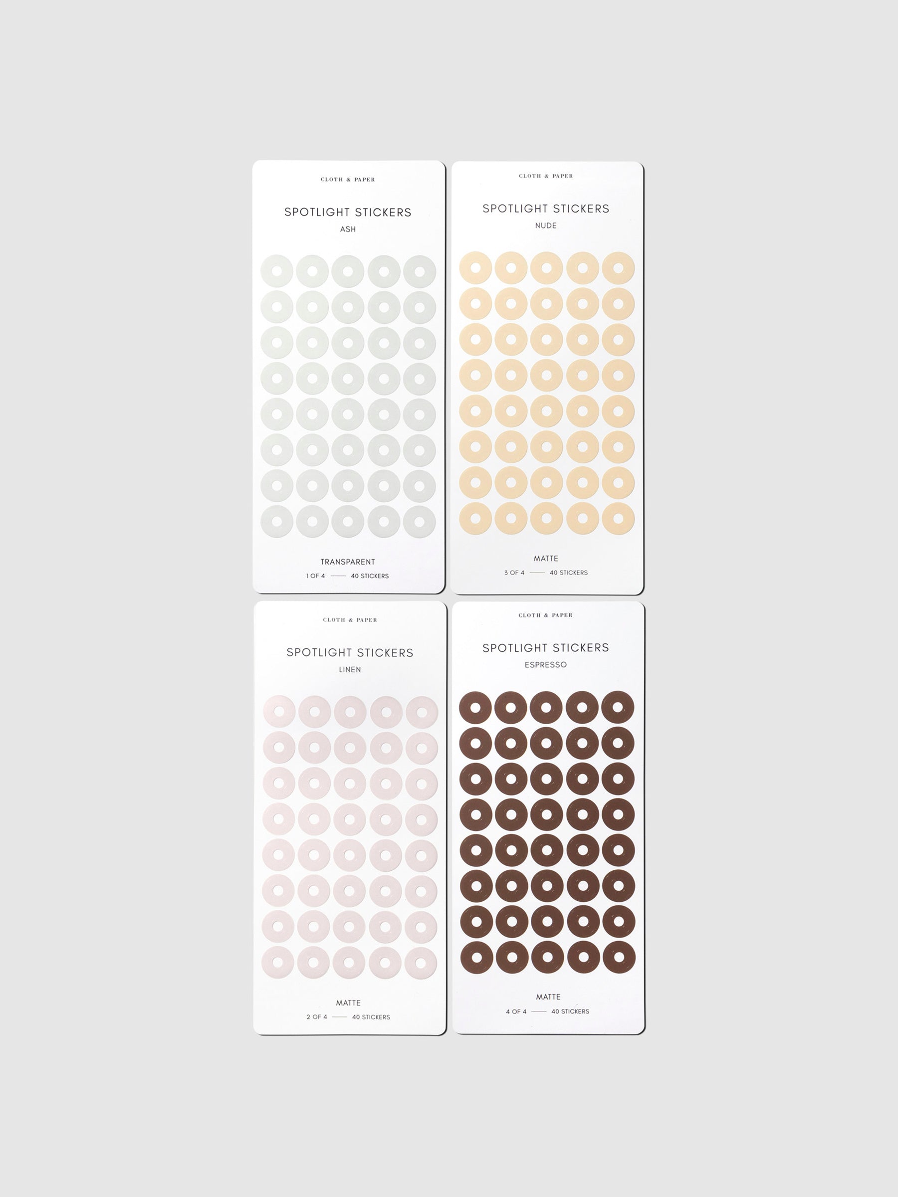 Spotlight Planner Stickers Stickers | Small | Cloth & Paper