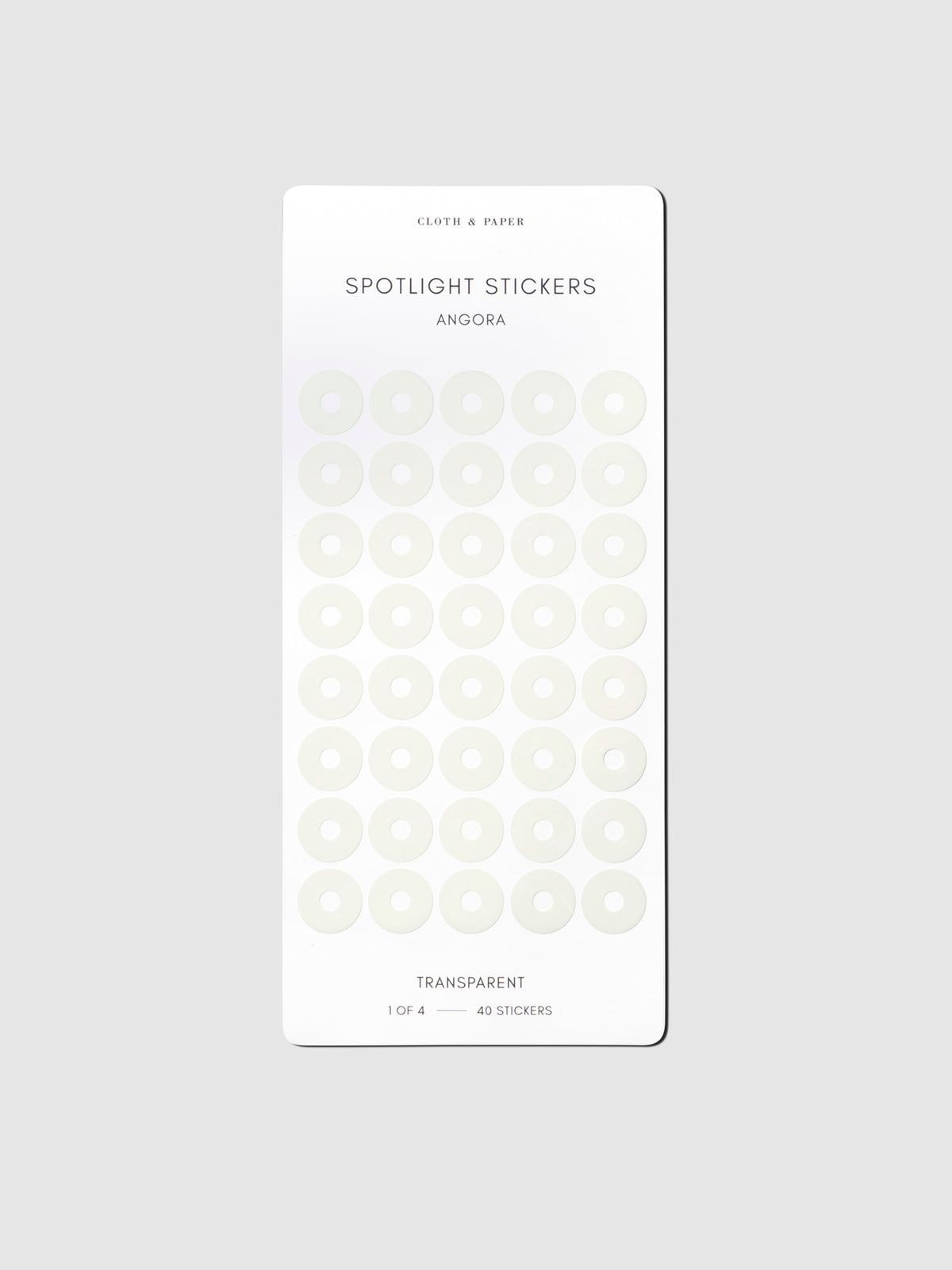 Spotlight Planner Stickers Stickers | Small | Cloth & Paper