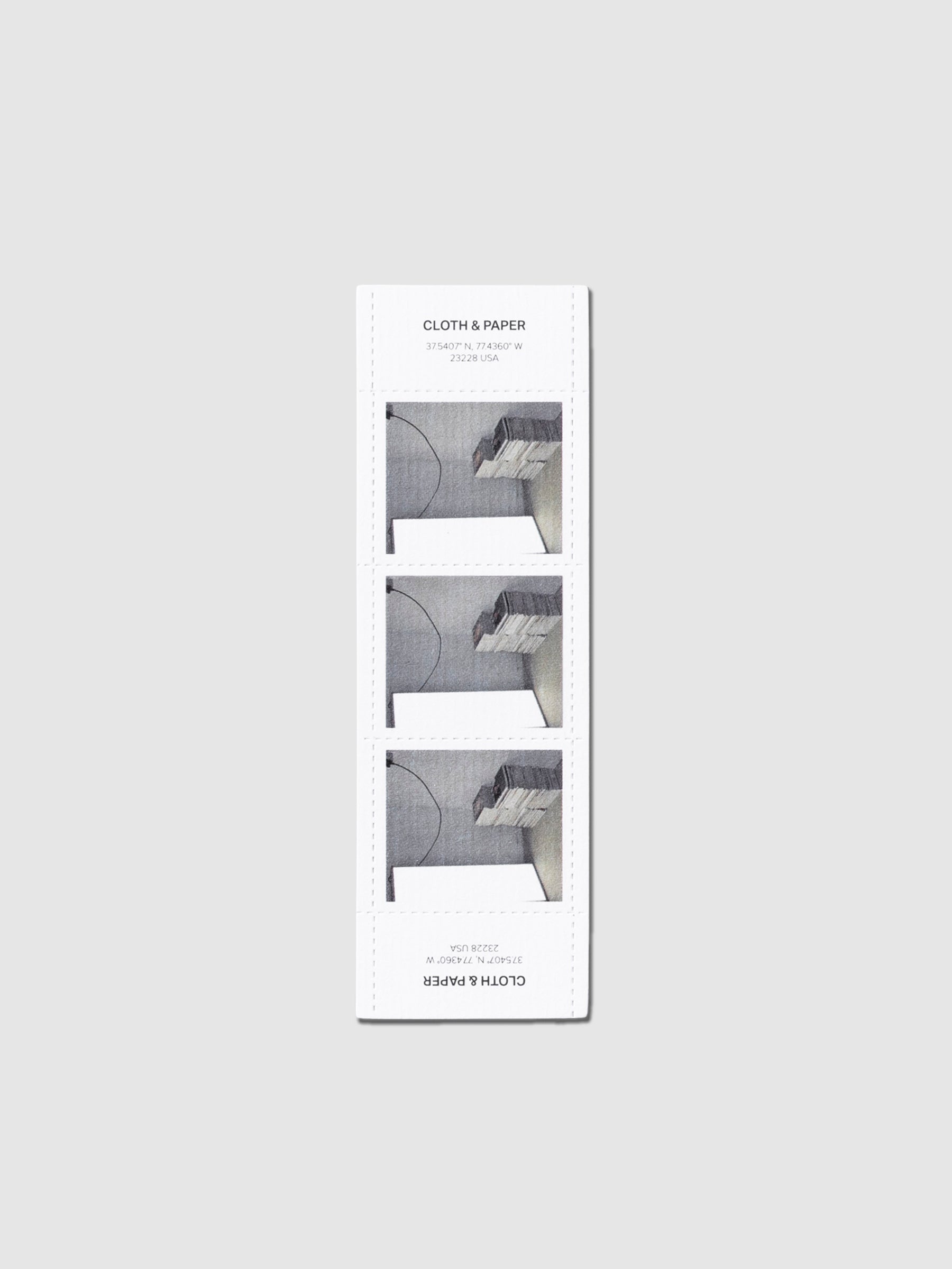 Stamp Strip Bookmark displayed on a neutral background