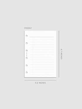 Digital mockup of insert in Pocket.