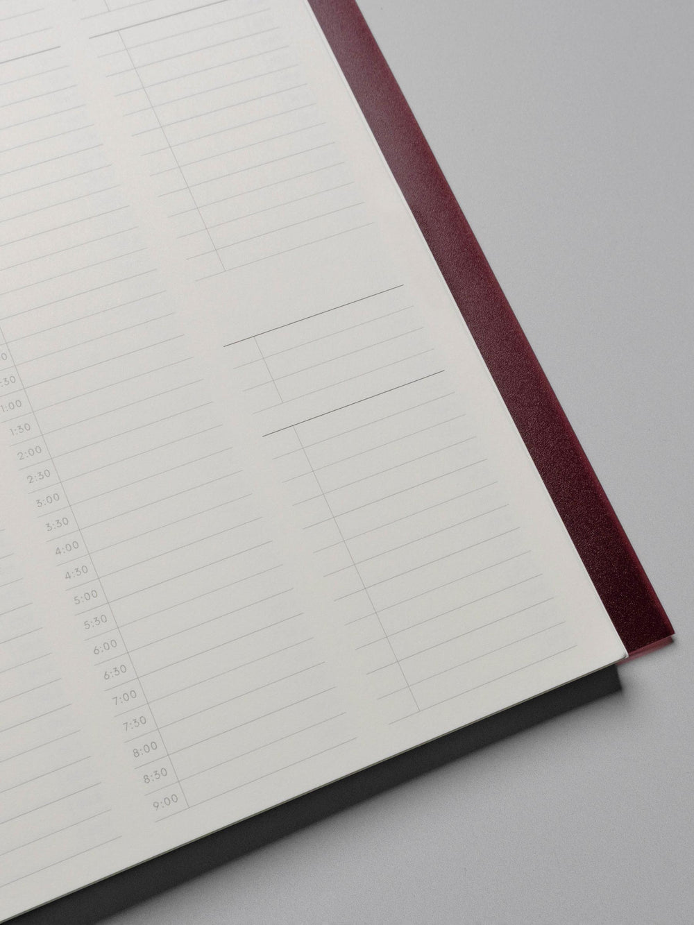 Perfect Bound Notebook | Executive Graph | 30 Min Time Block | Planner