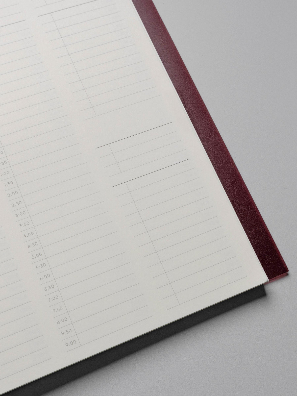Perfect Bound Notebook | Executive Graph | 30 Min Time Block | Planner