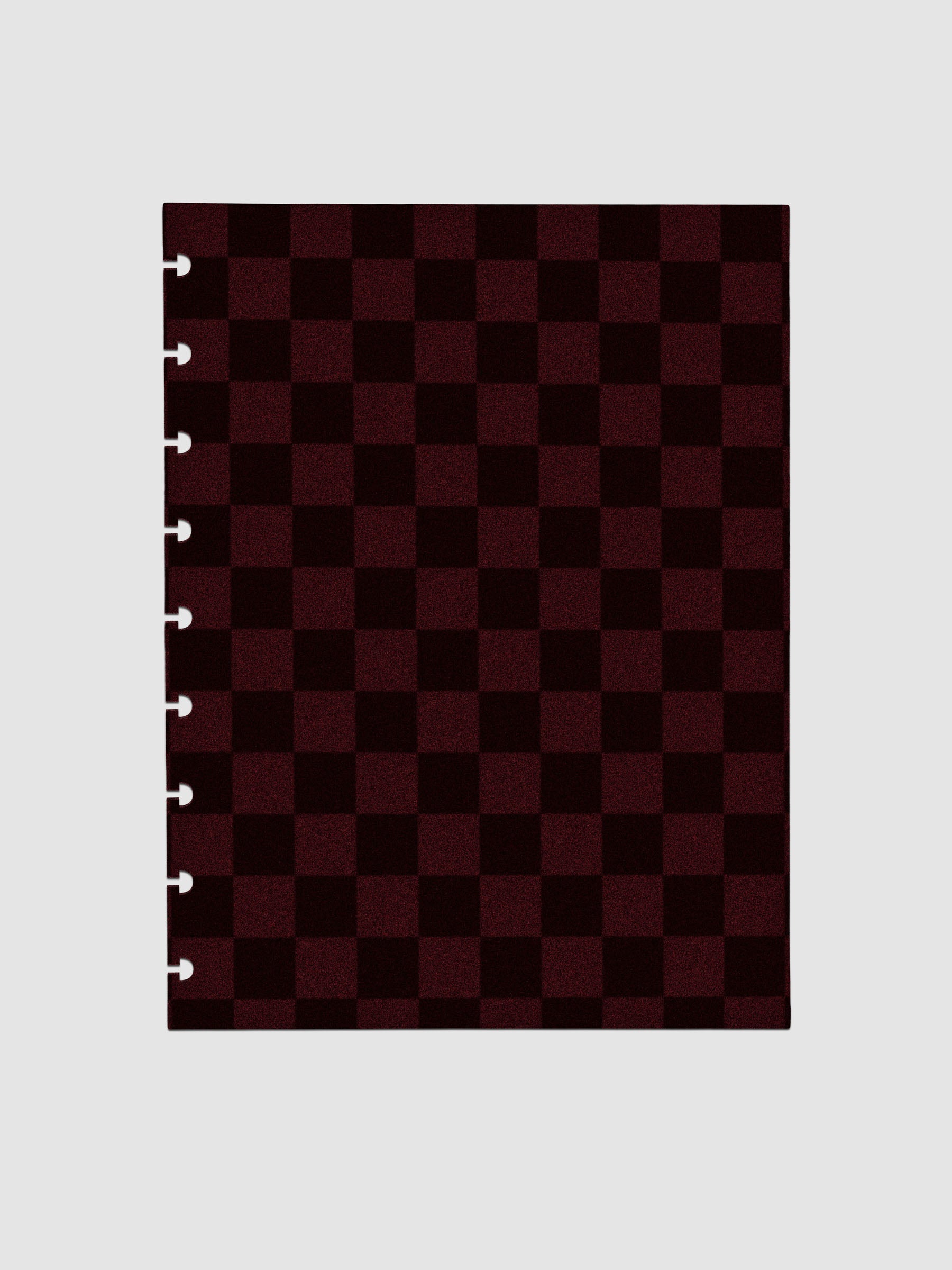HP Classic sized velvet checkered dashboard in the color Bordeaux.