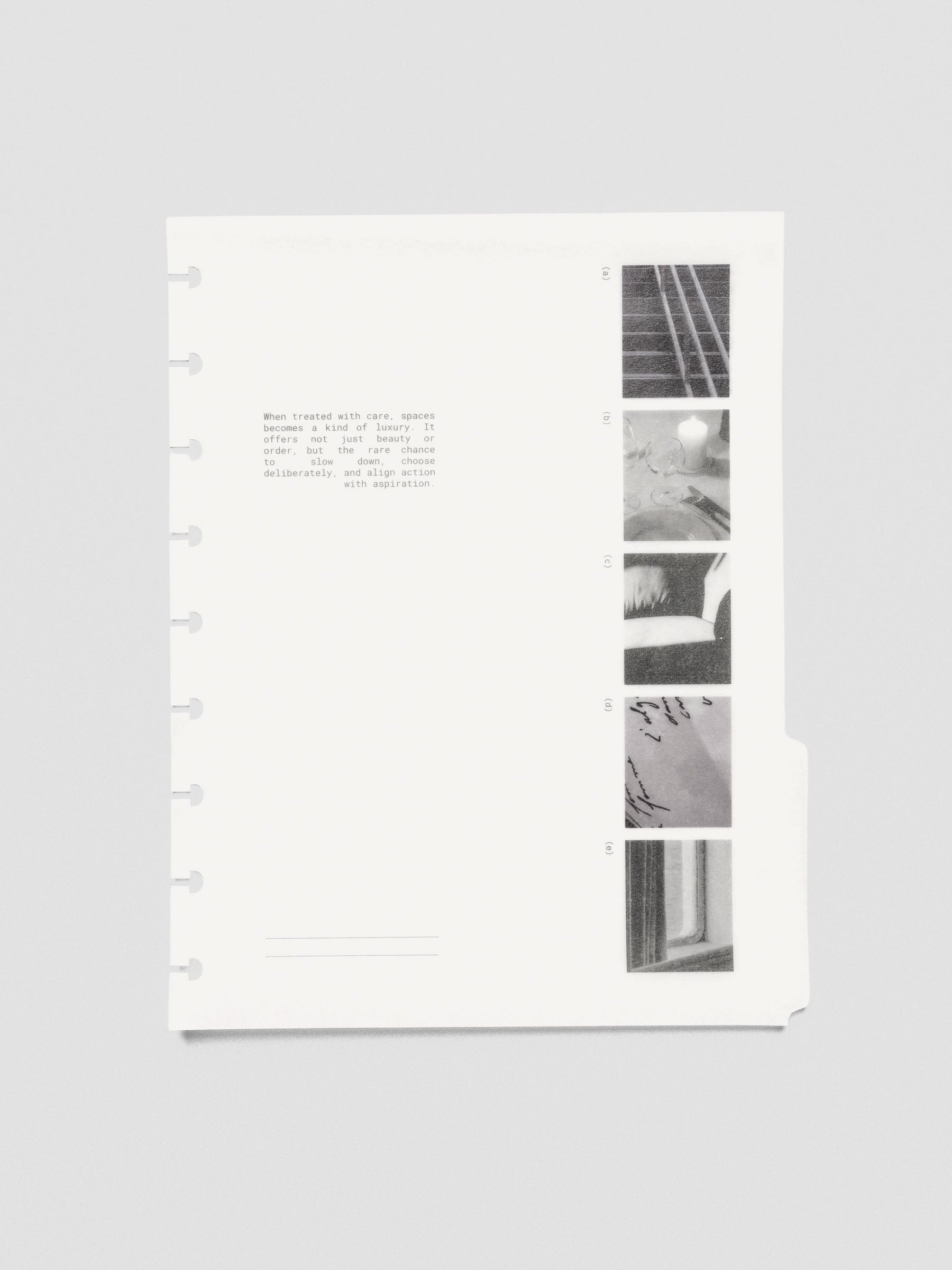 HP Classic Editorial Vellum Dividers Vol. 2 displayed flat on a white surface.