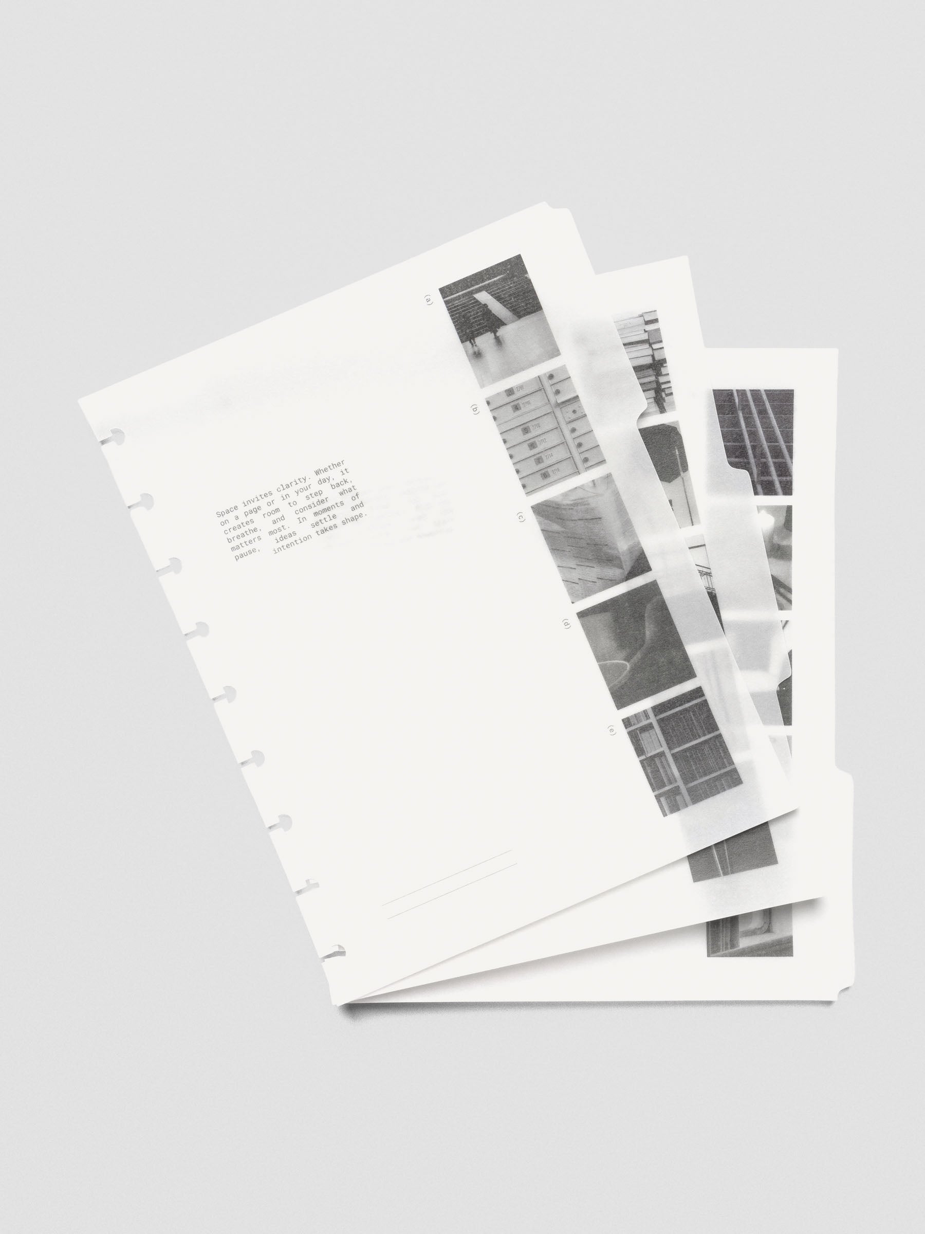 HP Classic Editorial Vellum Dividers Vol. 2 displayed flat on a neutral background.