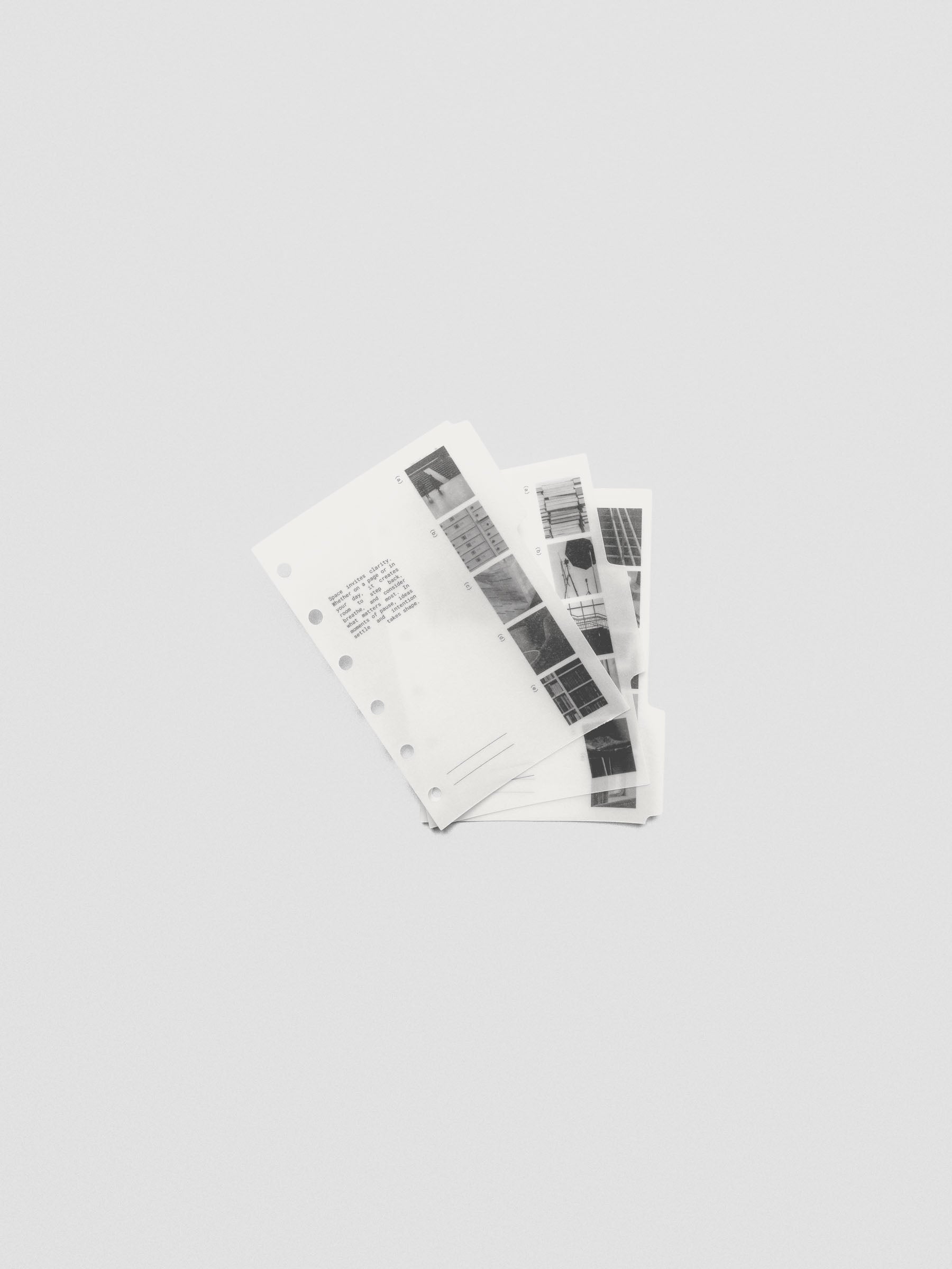 Pocket-size Editorial Vellum Dividers Vol. 2 laid flat on a light background.