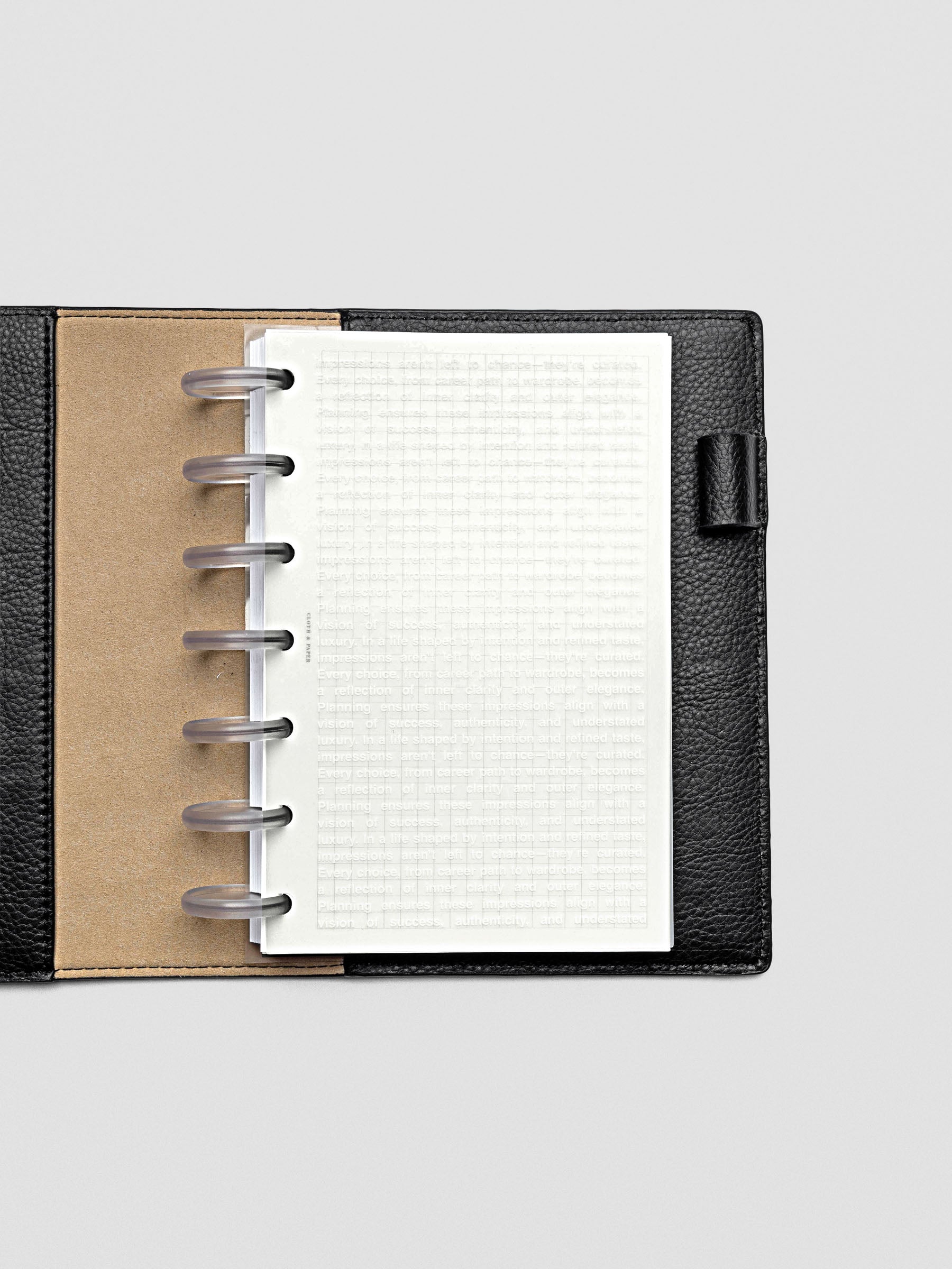 Angled view of the Impressions Dashboard showing subtle texture and translucent finish.