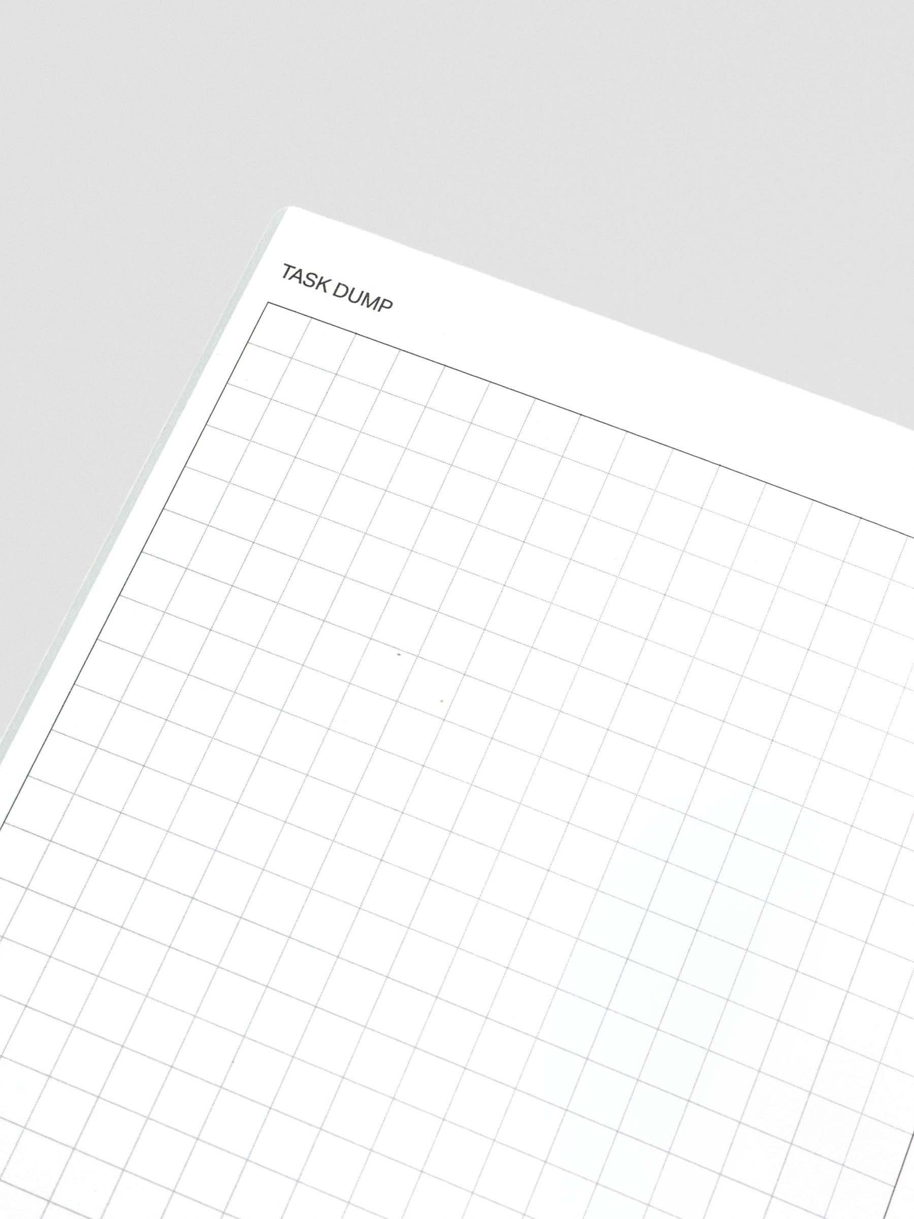 Interior spread of Ivy Lee Method notebook with structured task layout.