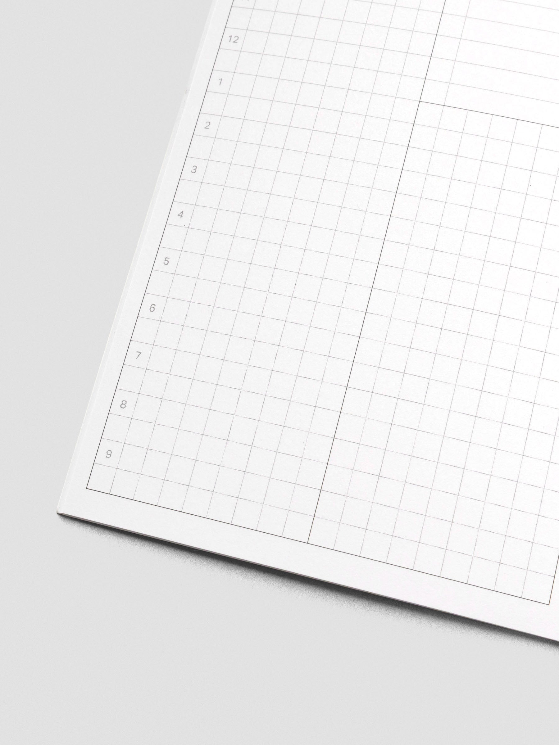 Interior spread of Time Blocking Method notebook showing daily schedule.