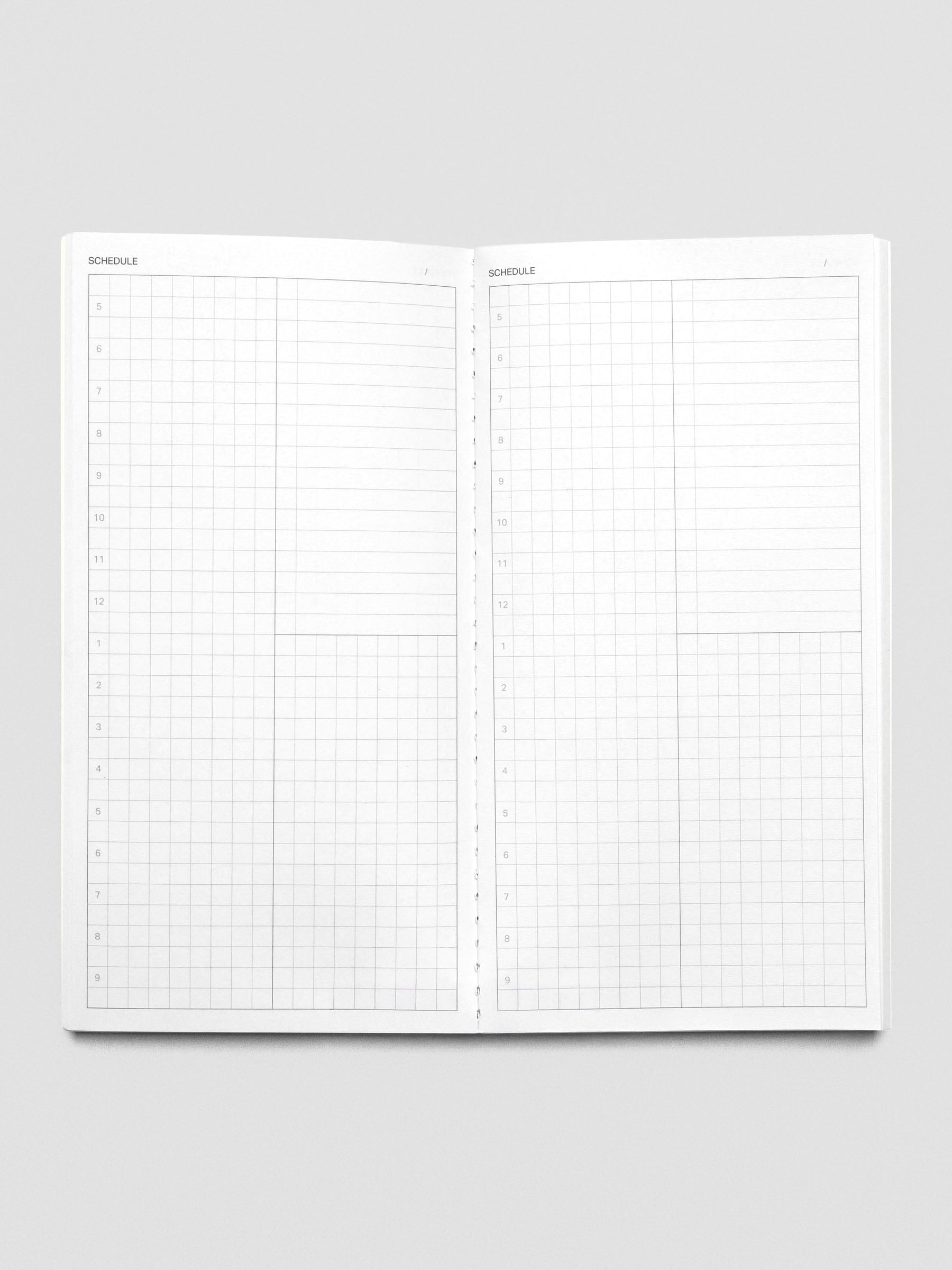 Stack of Time Blocking Method notebooks in A5 Slim size.