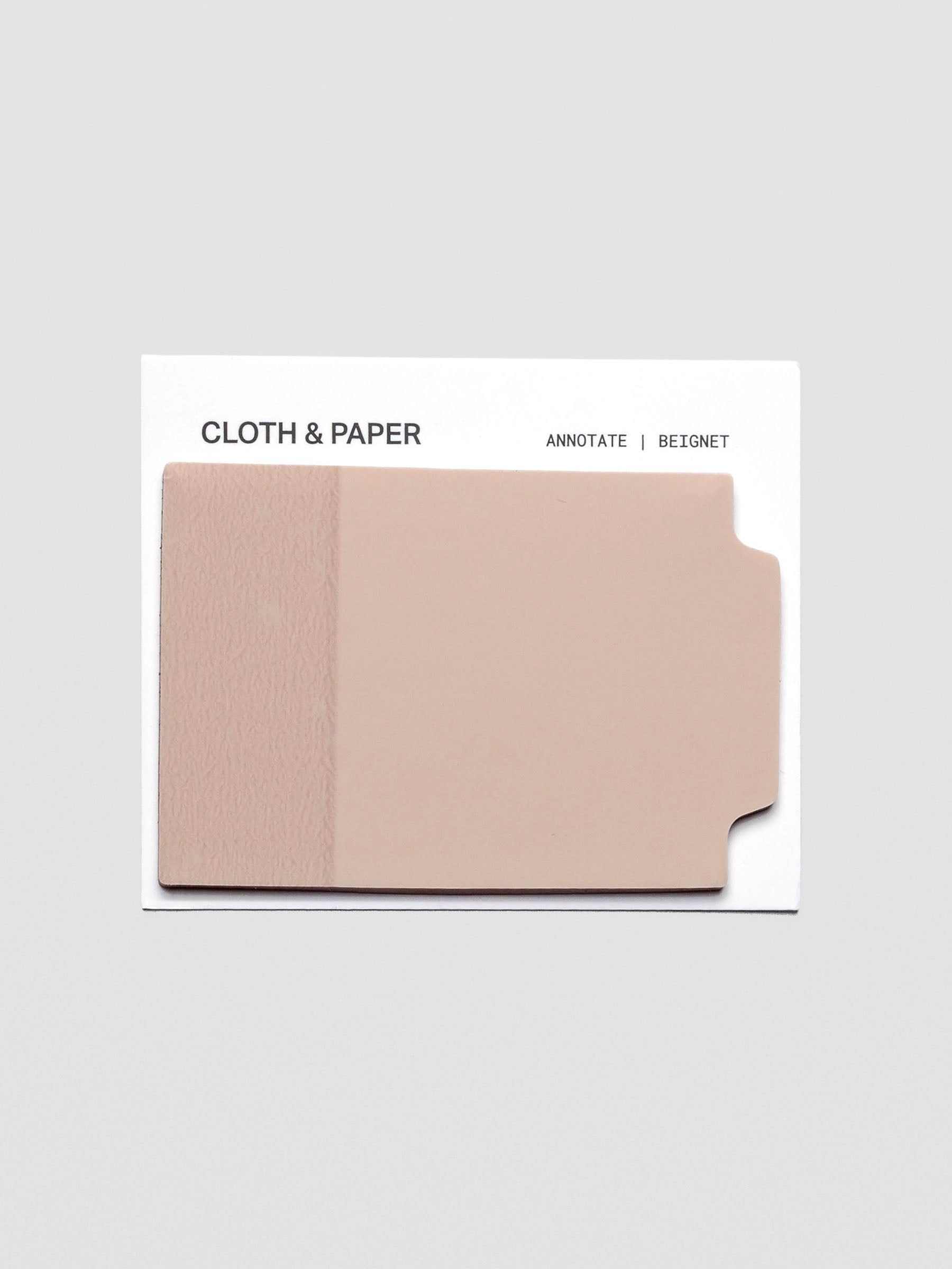 Transparent Beignet Annotate Sticky Notes from the Confidential Collection shown in a stacked set.