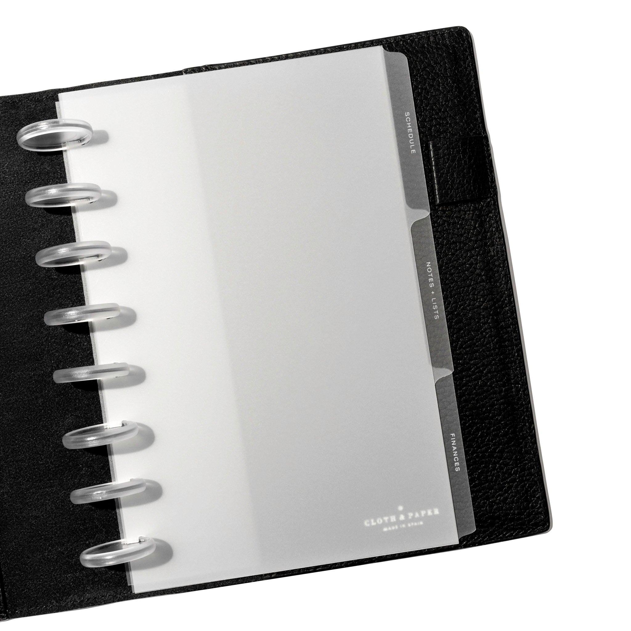 The Essentials Side Tab Planner Dividers Low Profile Matte Cloth