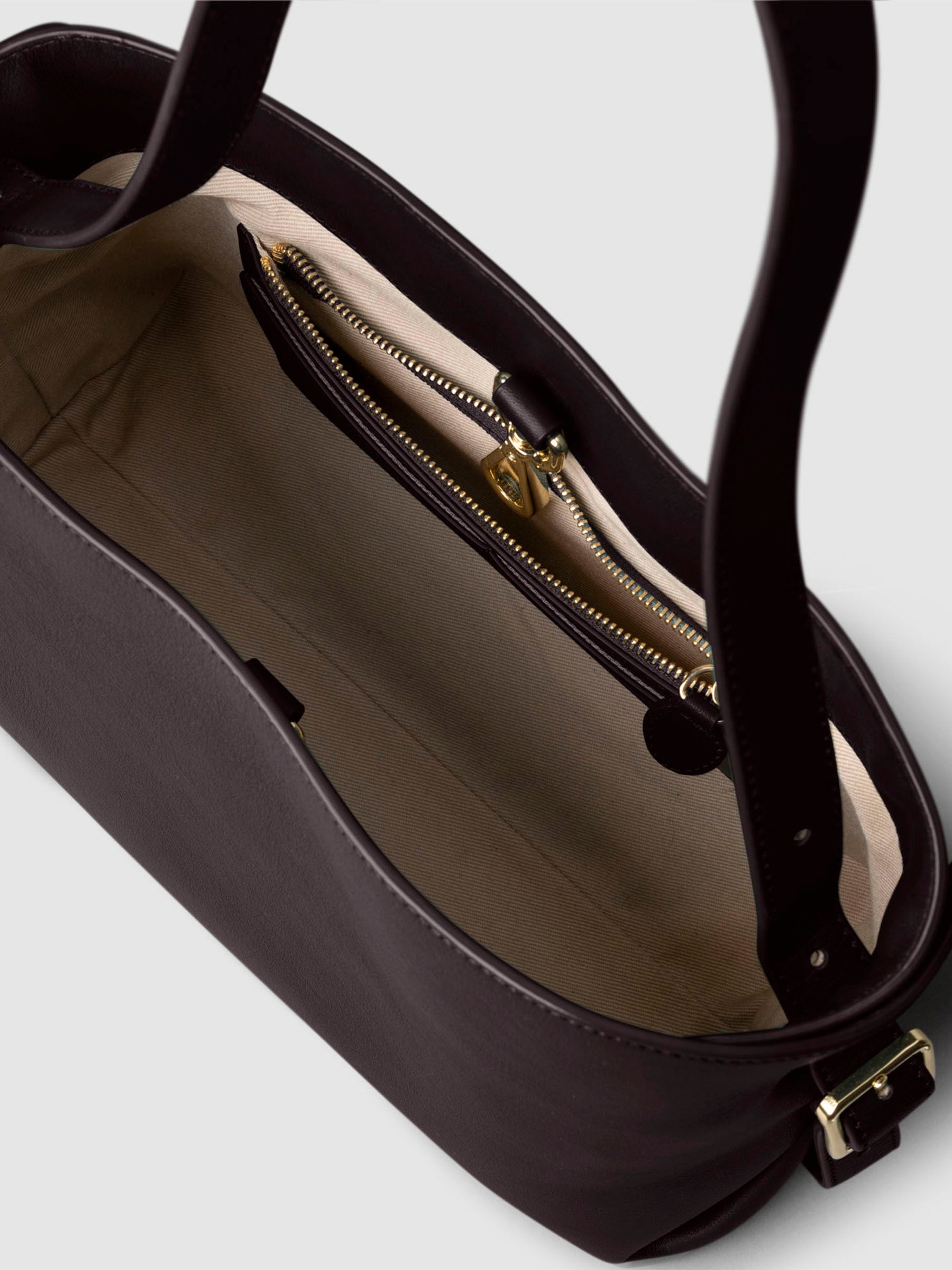 Bag shown from above, empty. Color shown is Madrid.