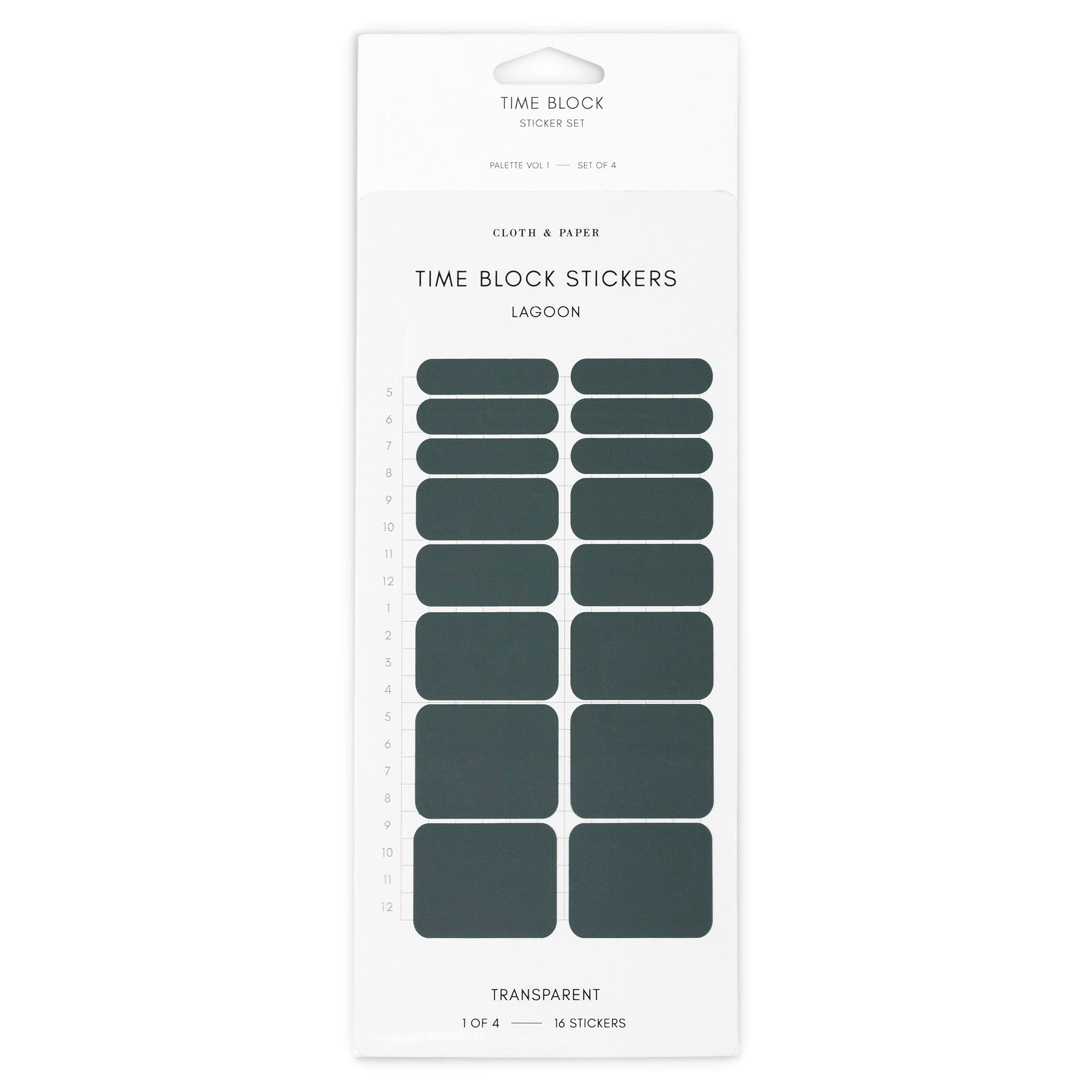 Time Block Magnets Time Block Planner Sticker Set | Cloth & Paper – CLOTH & PAPER