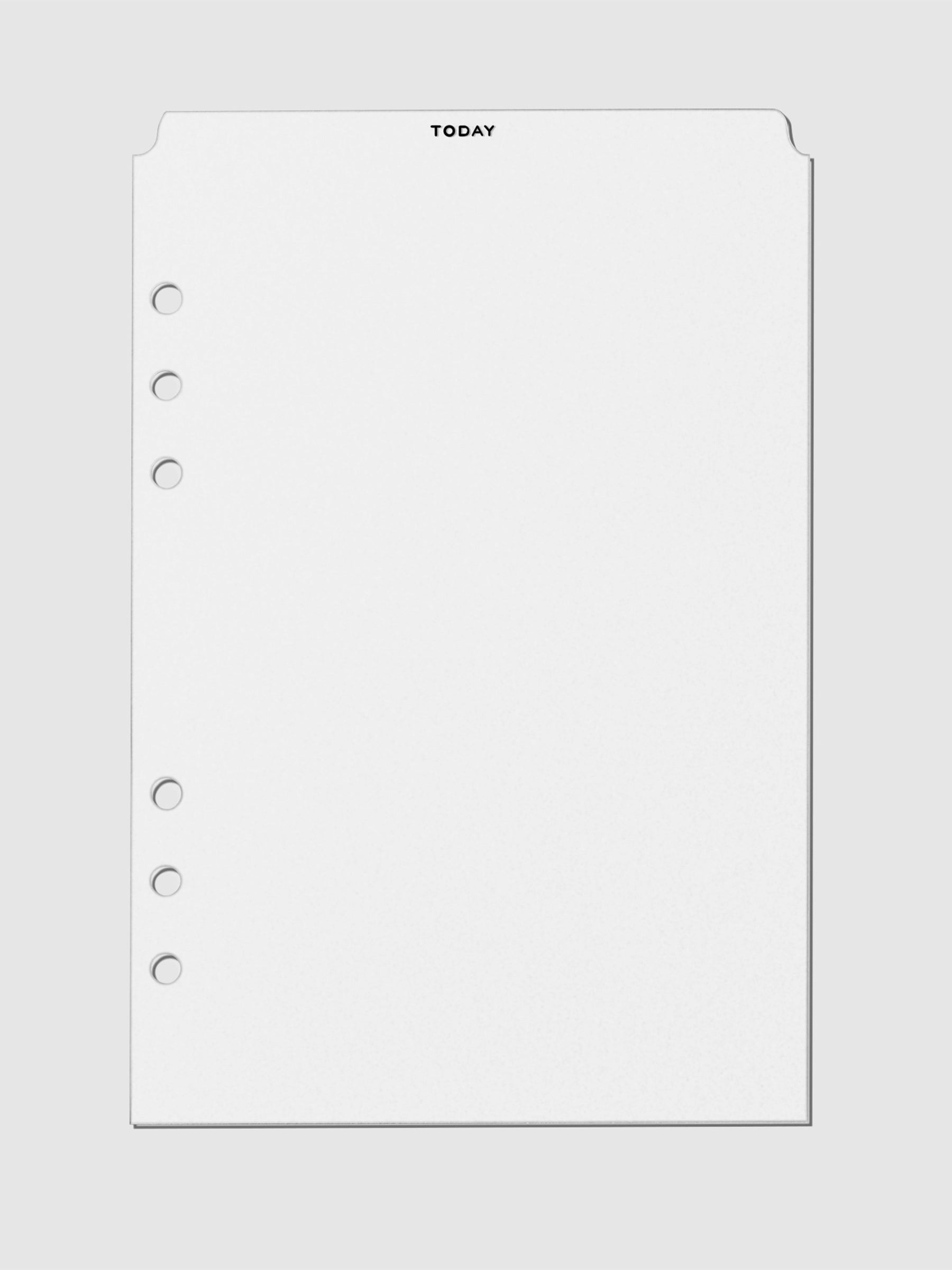 Black foil divider displayed on a neutral background. Size shown is A5. 