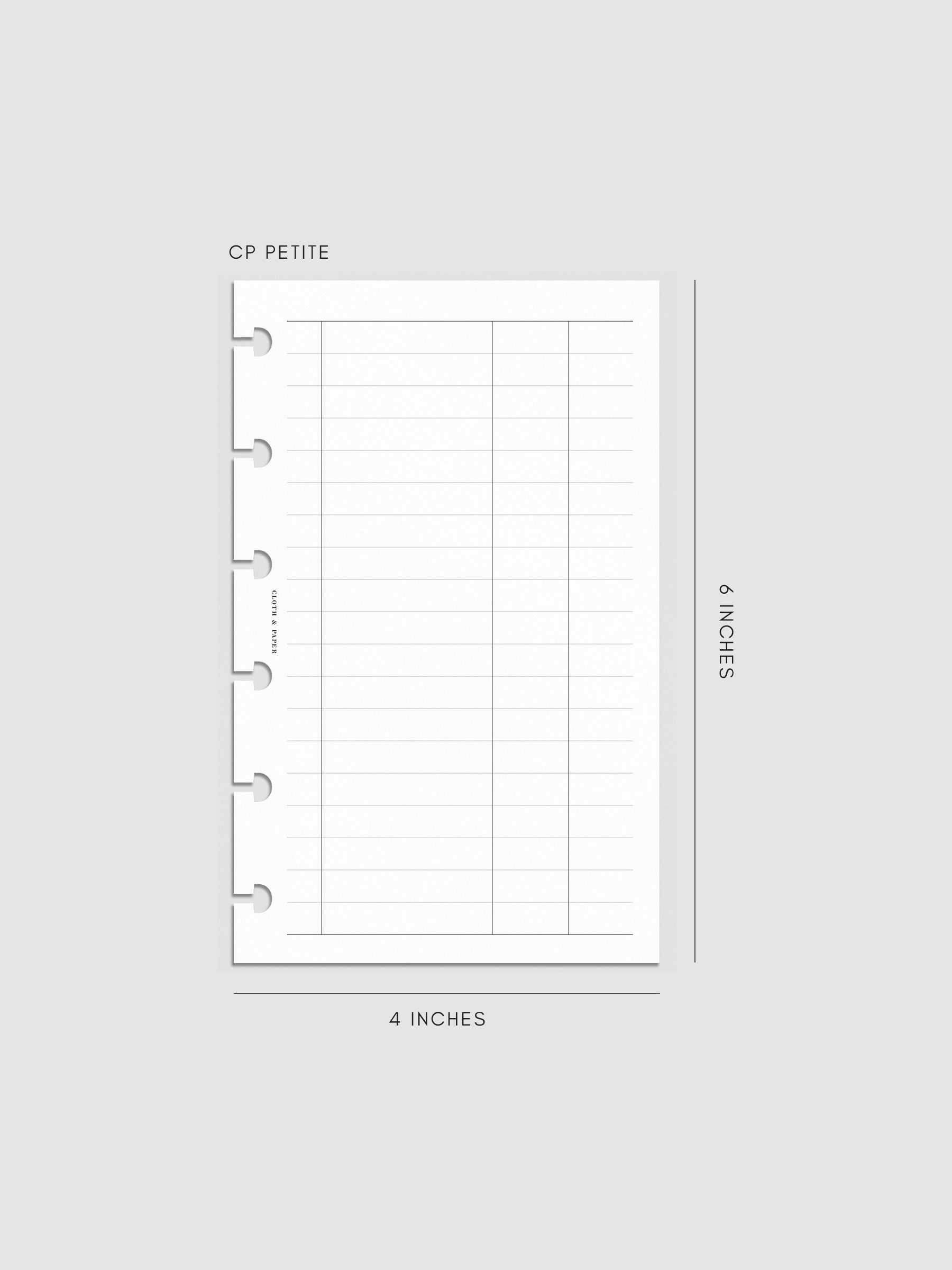 Digital mockup of insert in CP Petite