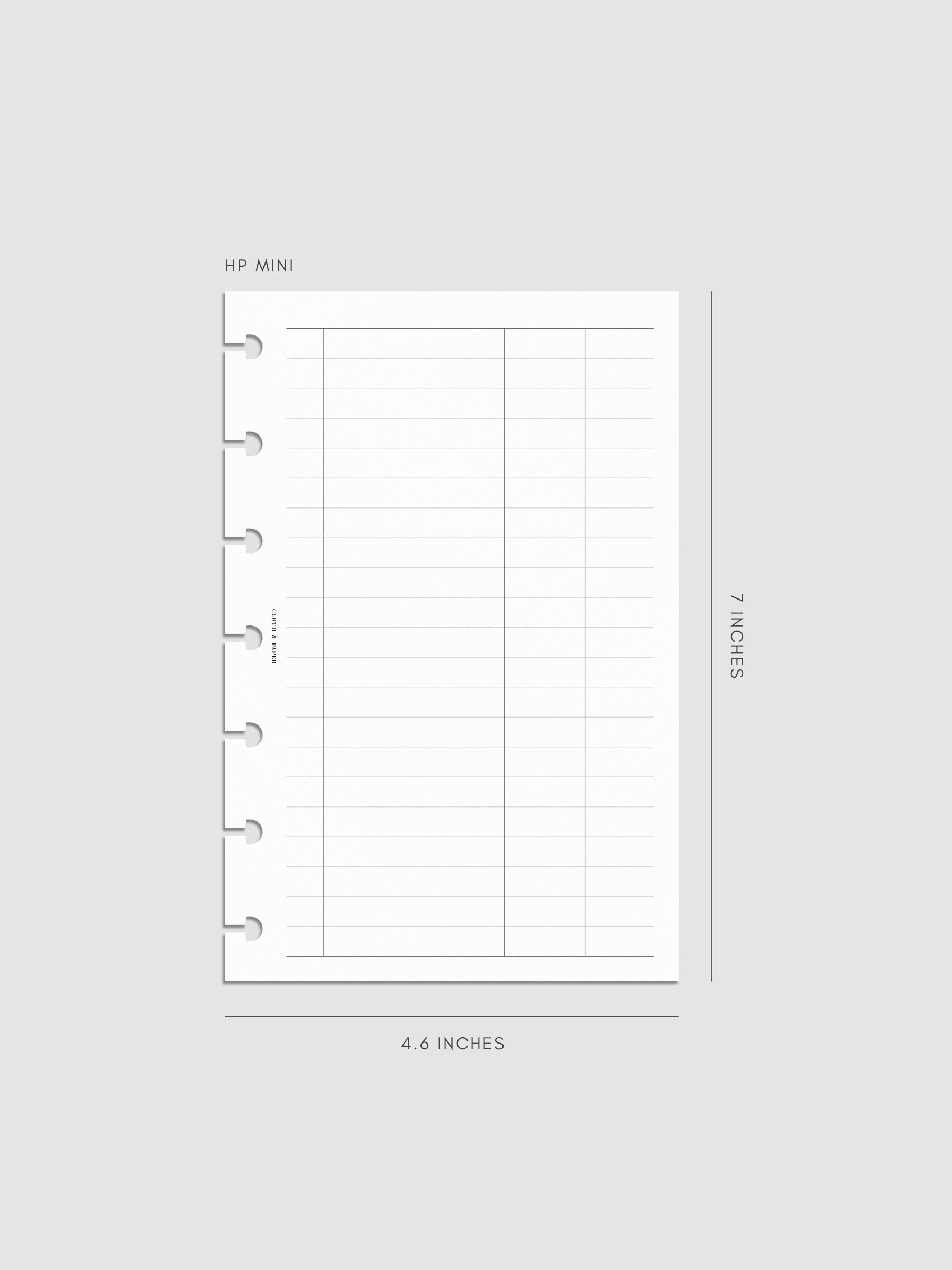 Digital mockup of insert in HP Mini