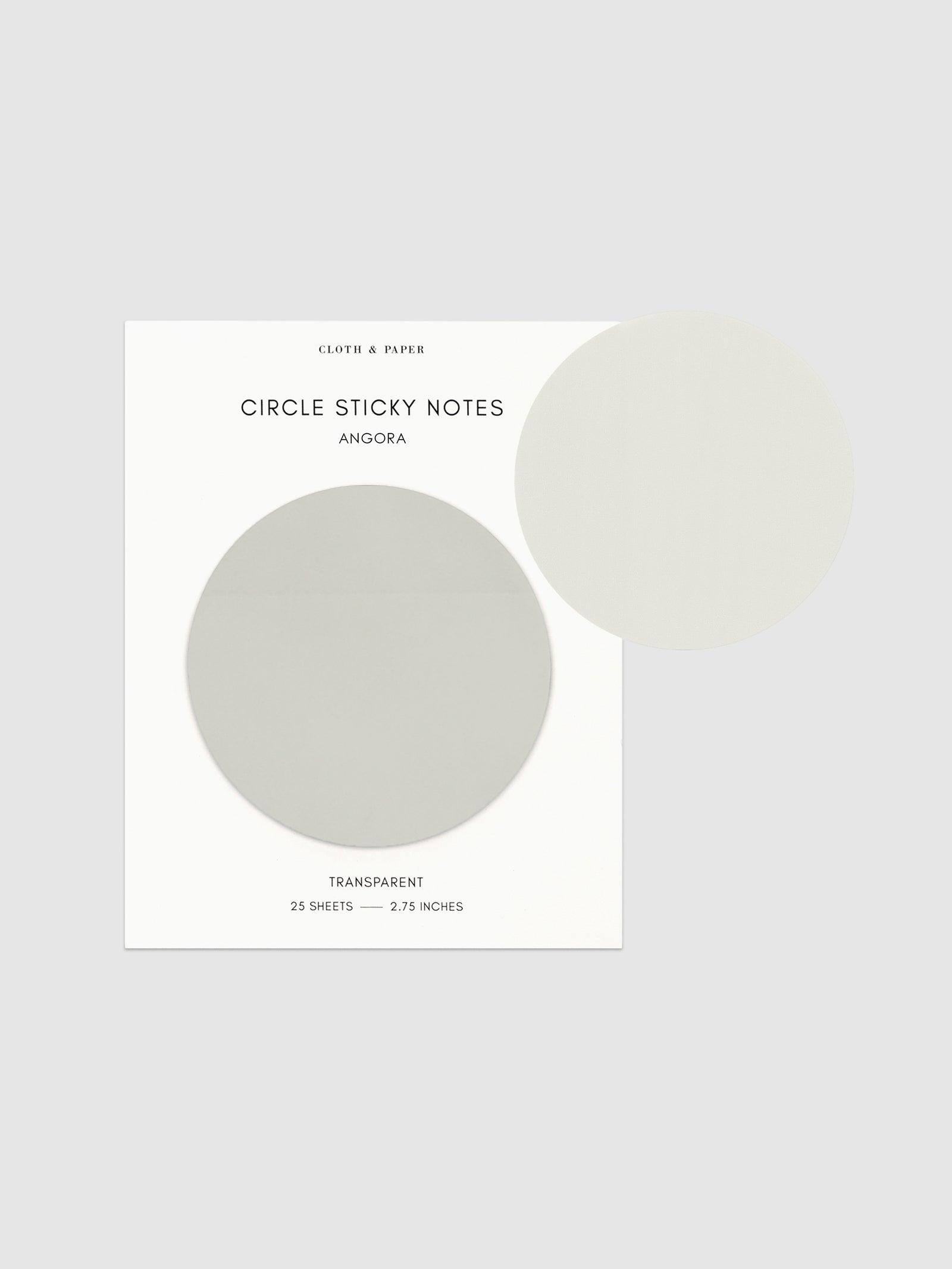 Transparent Circle Sticky Notes for Layering and Planning