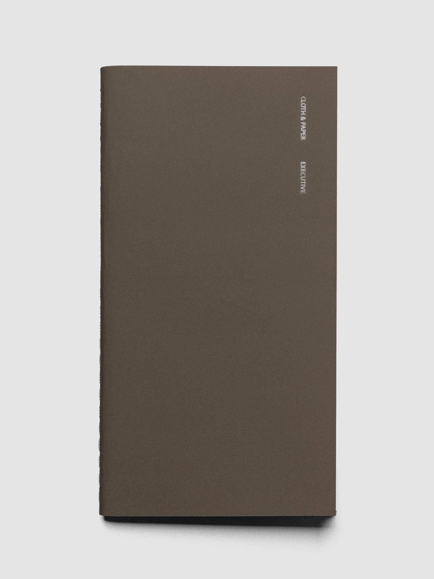 Travel Notebook | Pocket Plus | Cafe Noir | Executive shown closed against a neutral background.