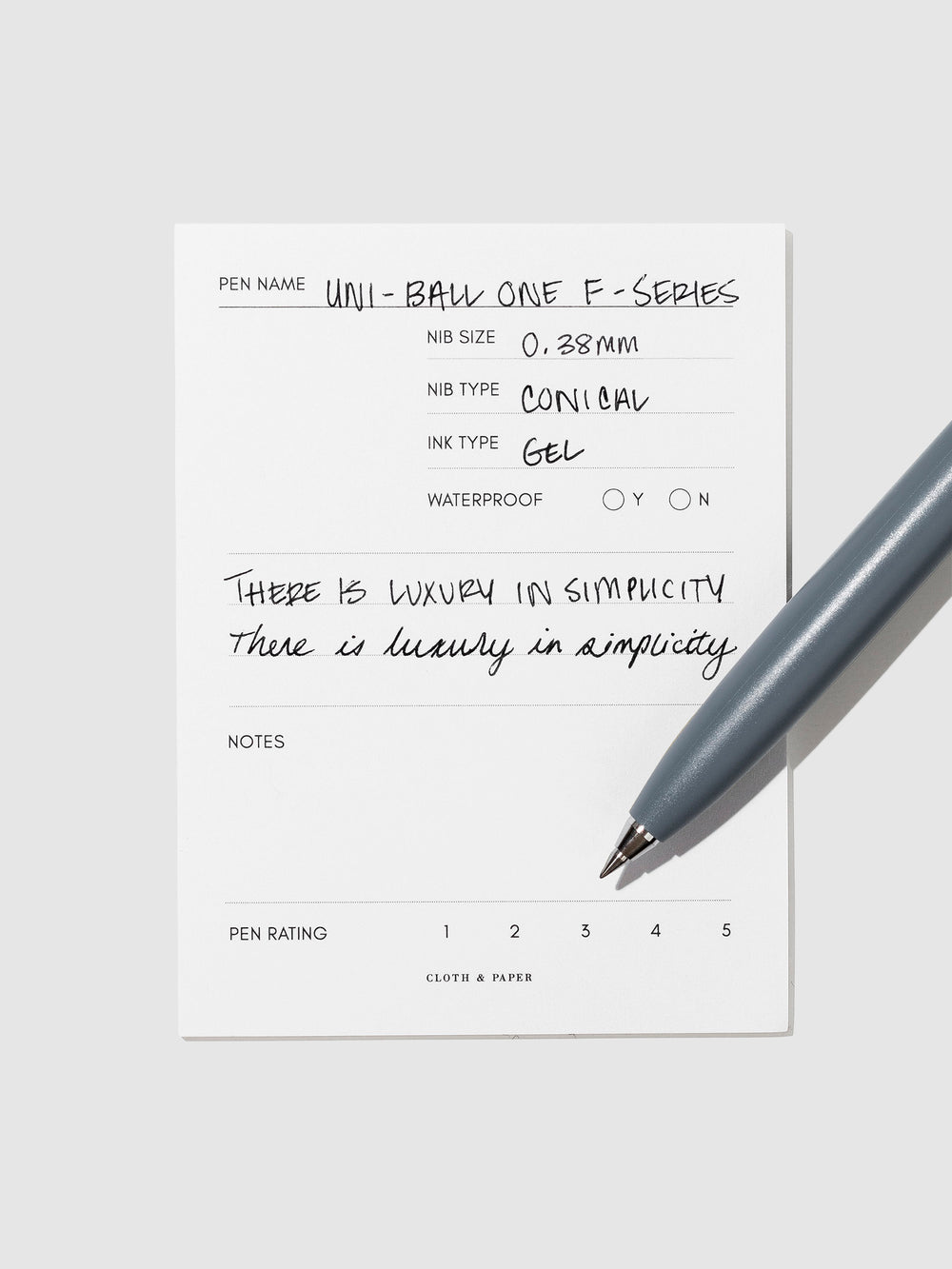 Uni-ball One F Gel Pen | Balanced Gel Pen with Fast-Drying Ink