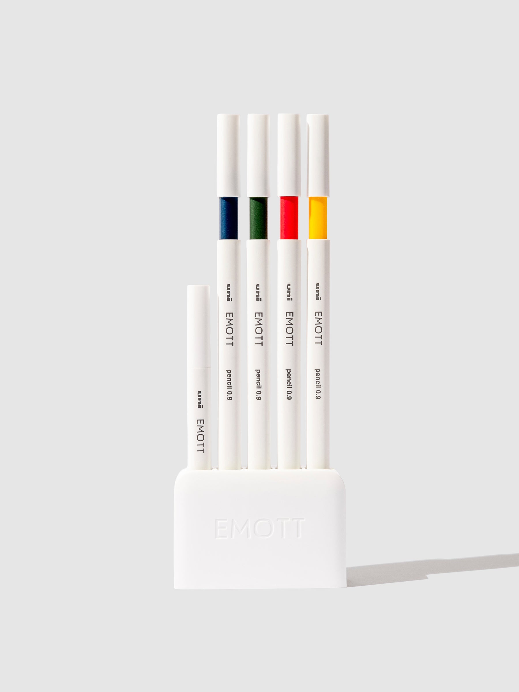 Nostalgic  color pencils displayed on a neutral background.