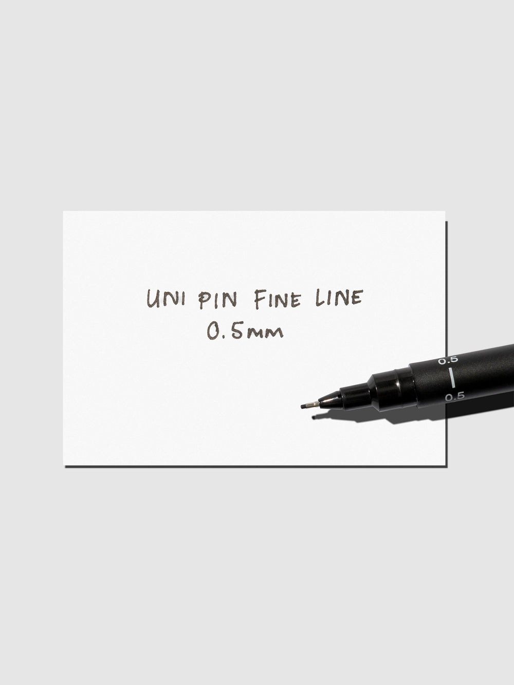 Uni Pin Fine Line Drawing Pen | 0.5 mm | Black | Cloth & Paper